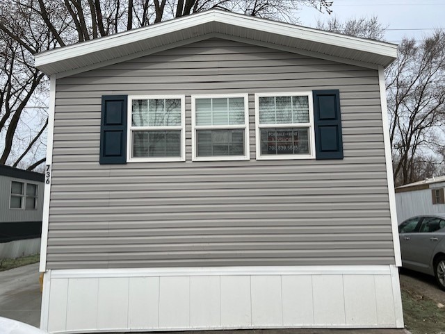 A photo of the home