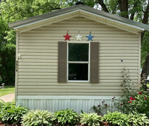 A photo of the home