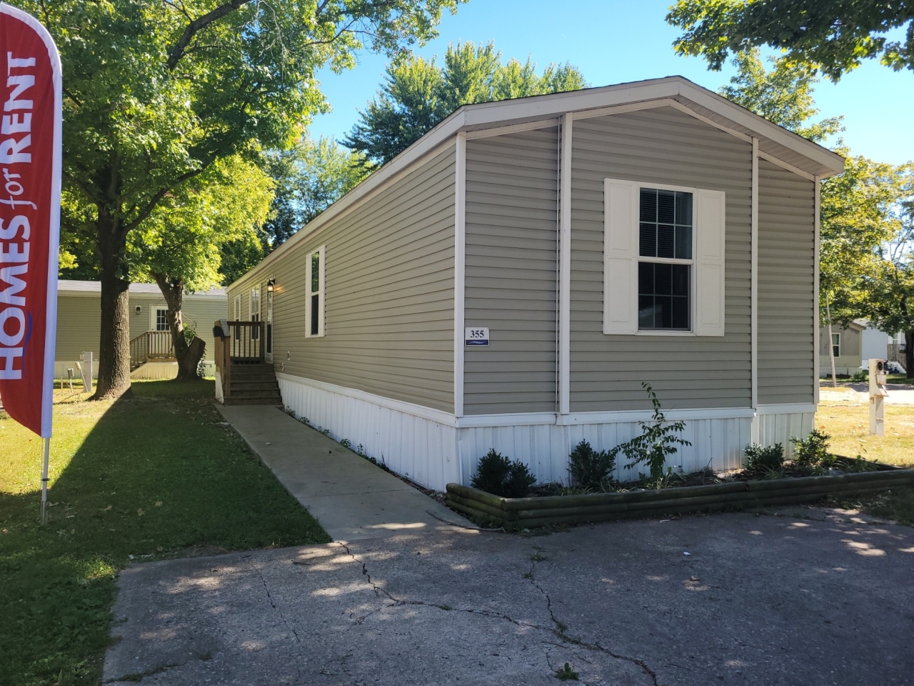 A photo of the home