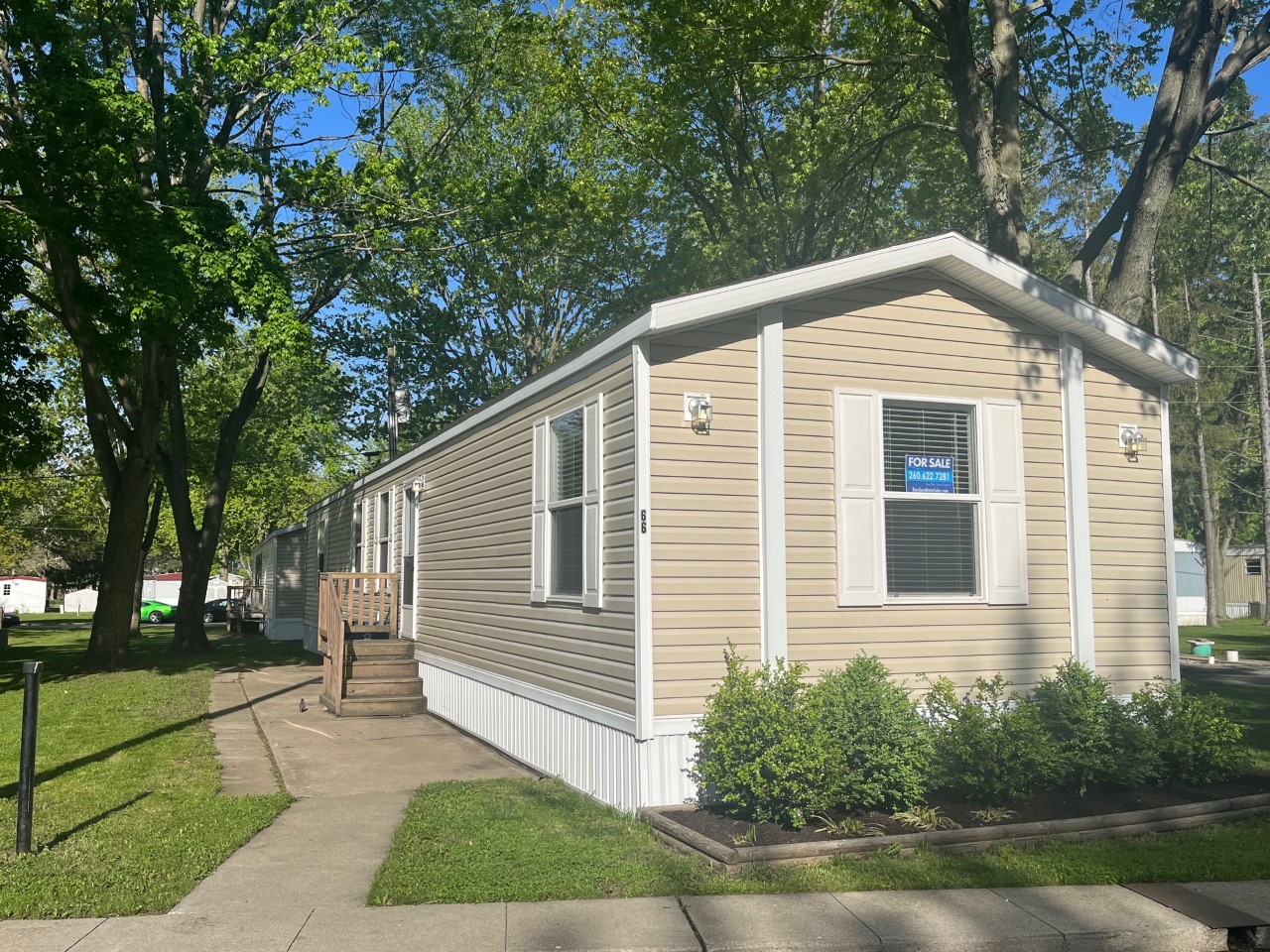 A photo of the home