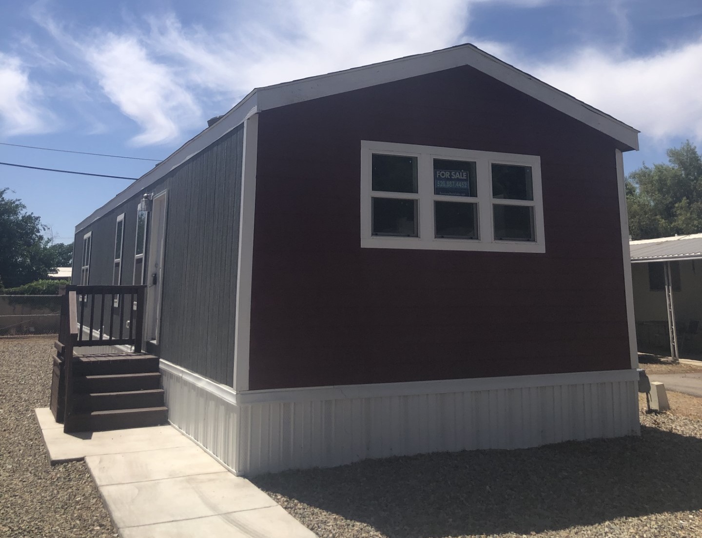 A photo of the home