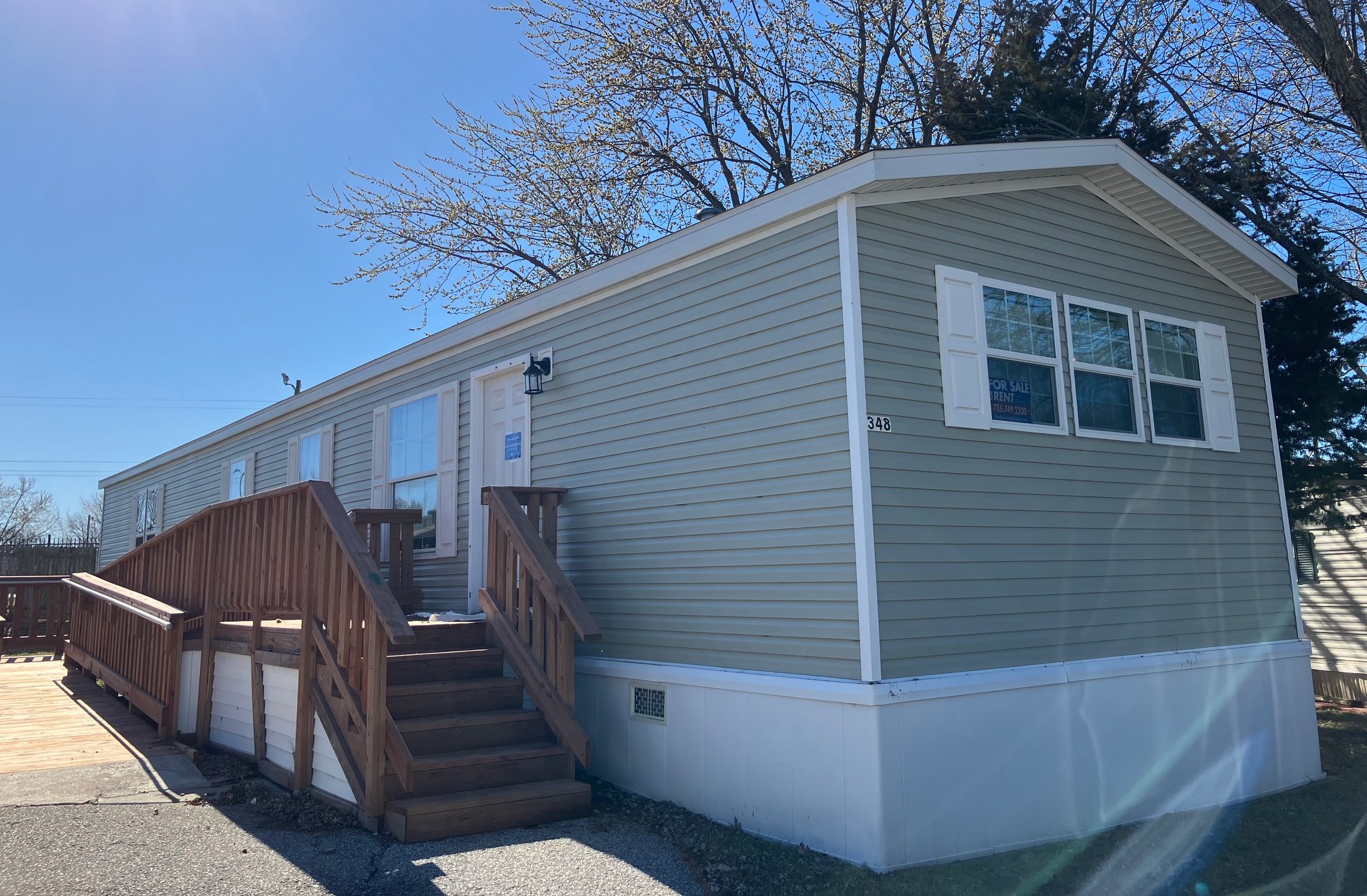 A photo of the home