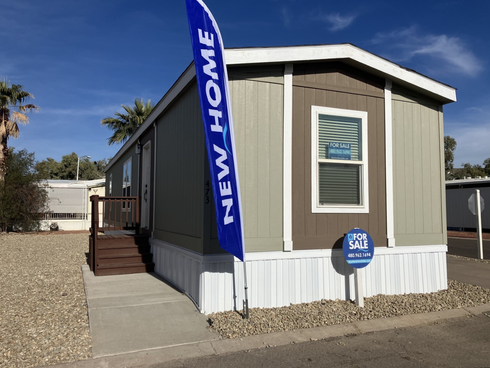 A photo of the home