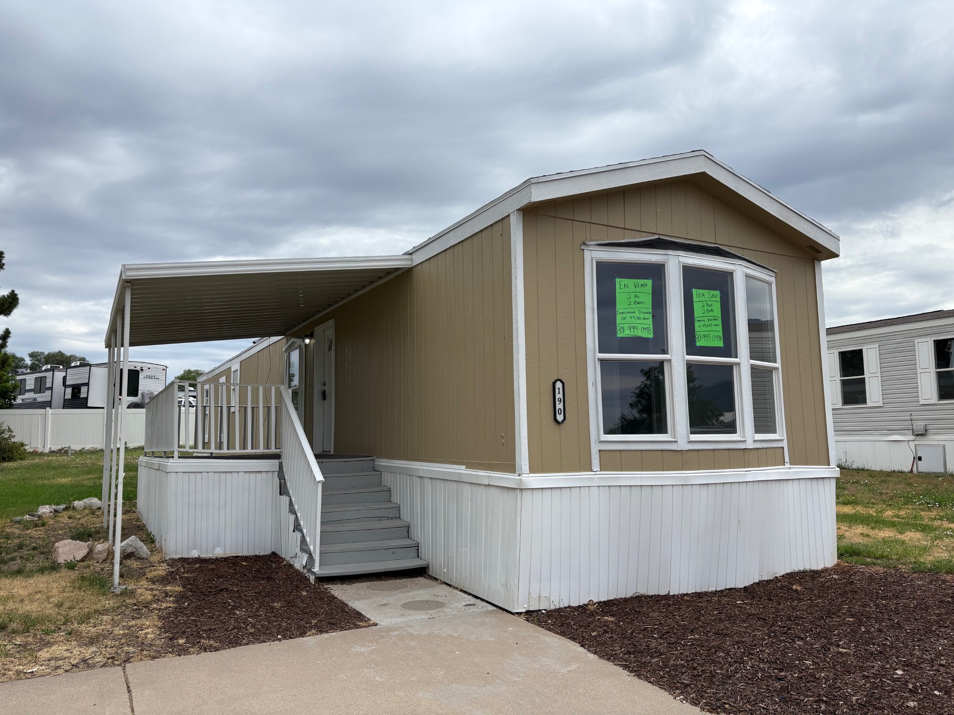 A photo of the home