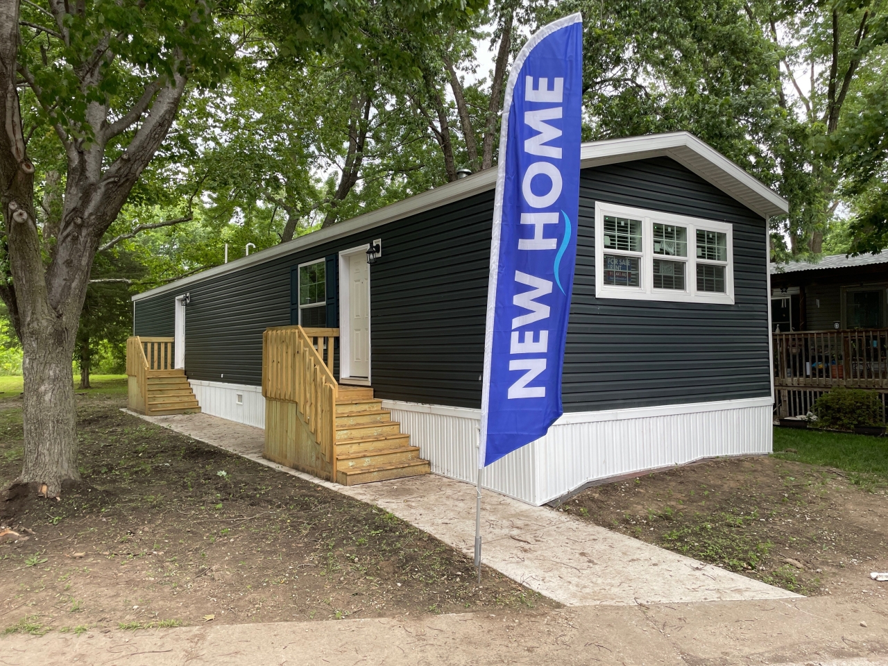 A photo of the home