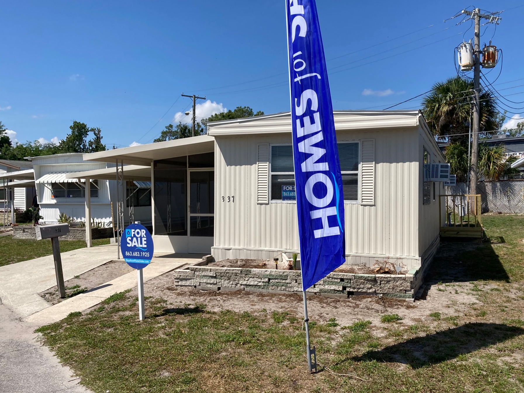 A photo of the home