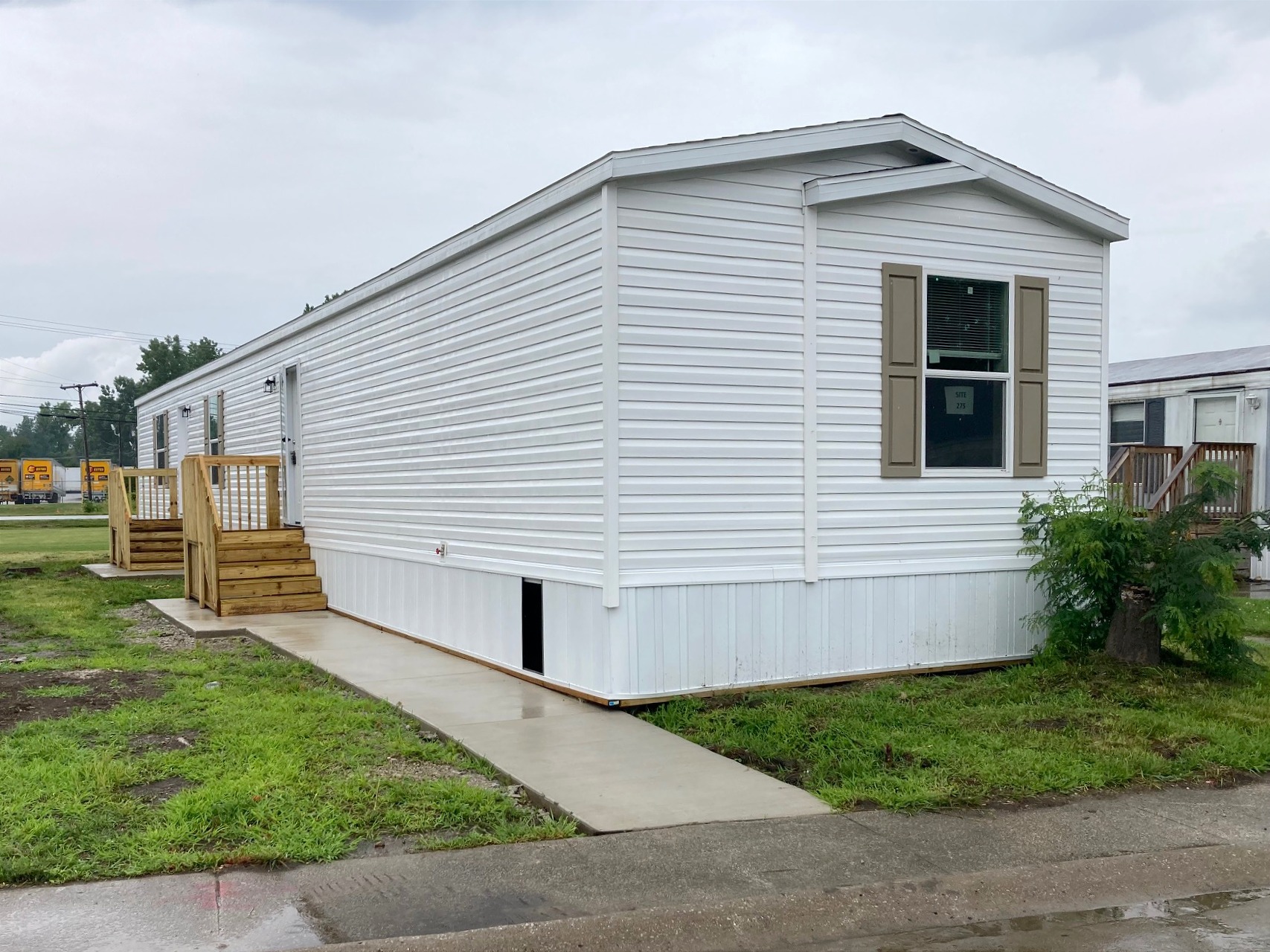 A photo of the home