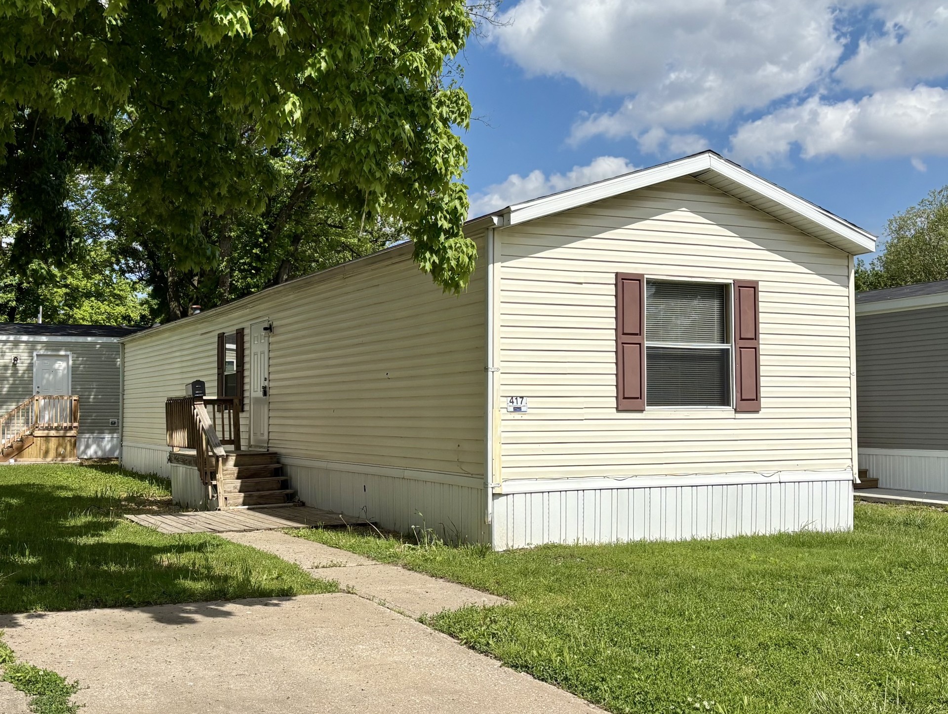 A photo of the home