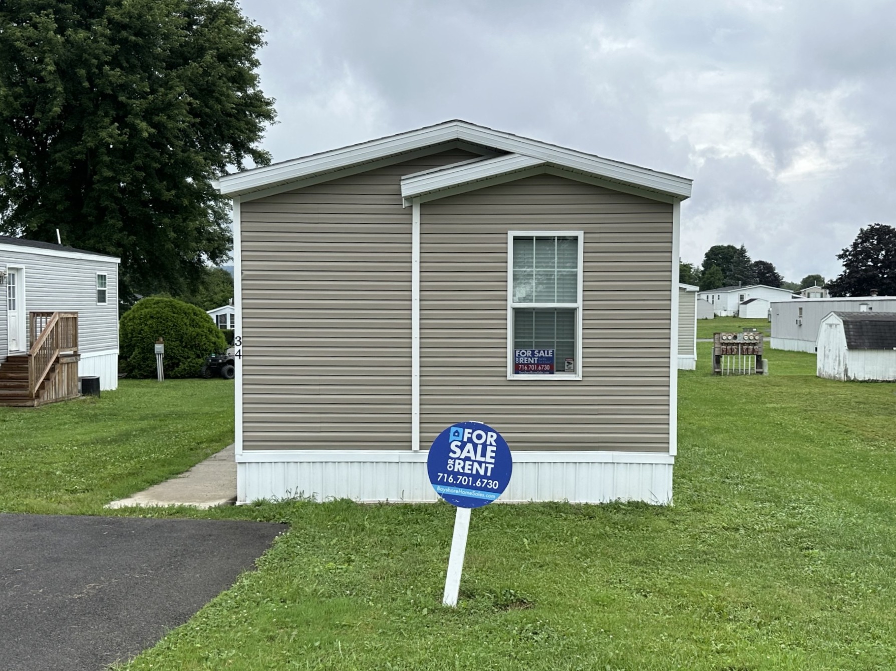 A photo of the home