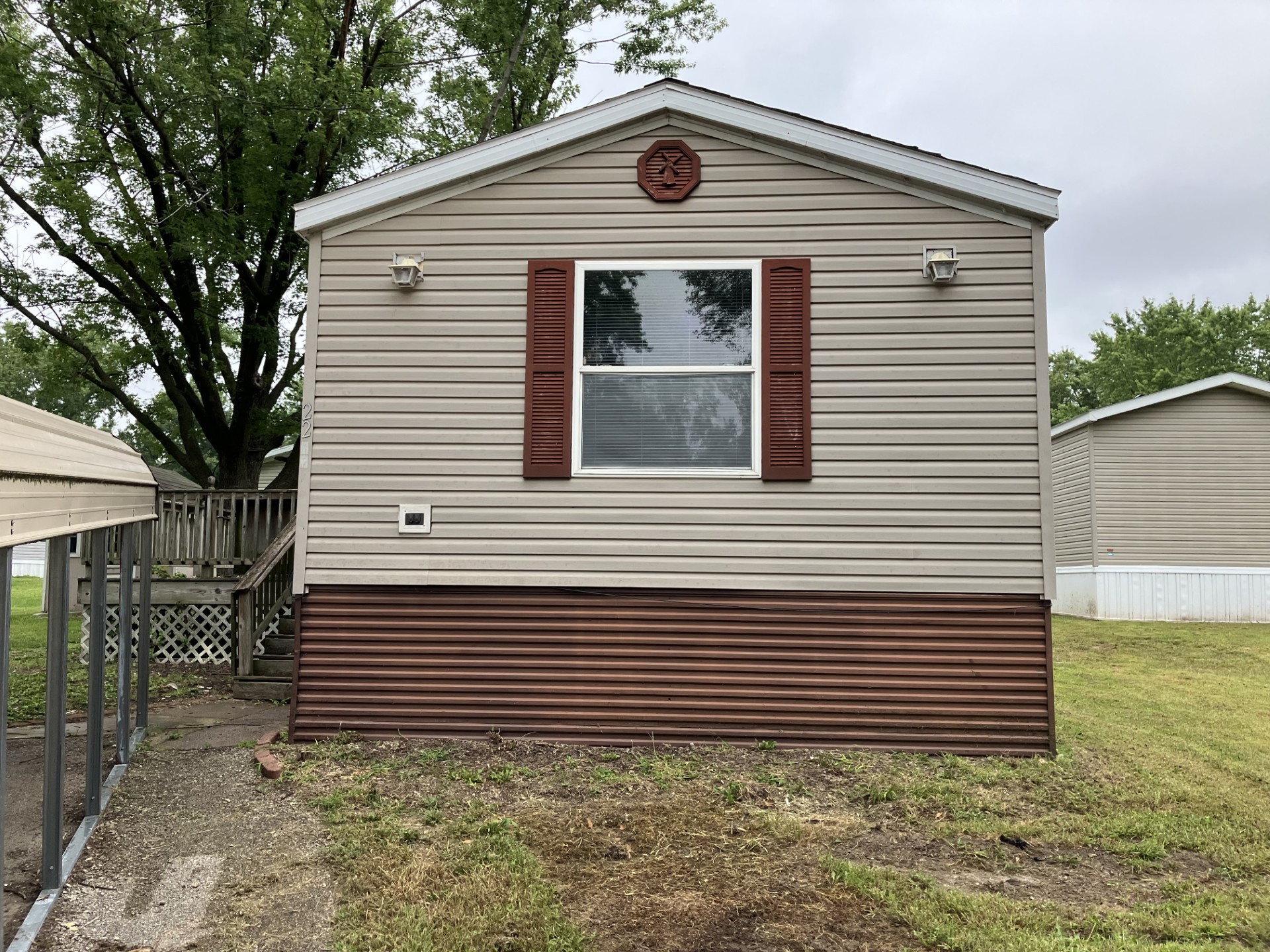 A photo of the home