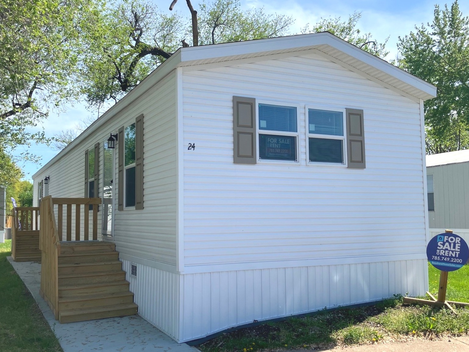 A photo of the home