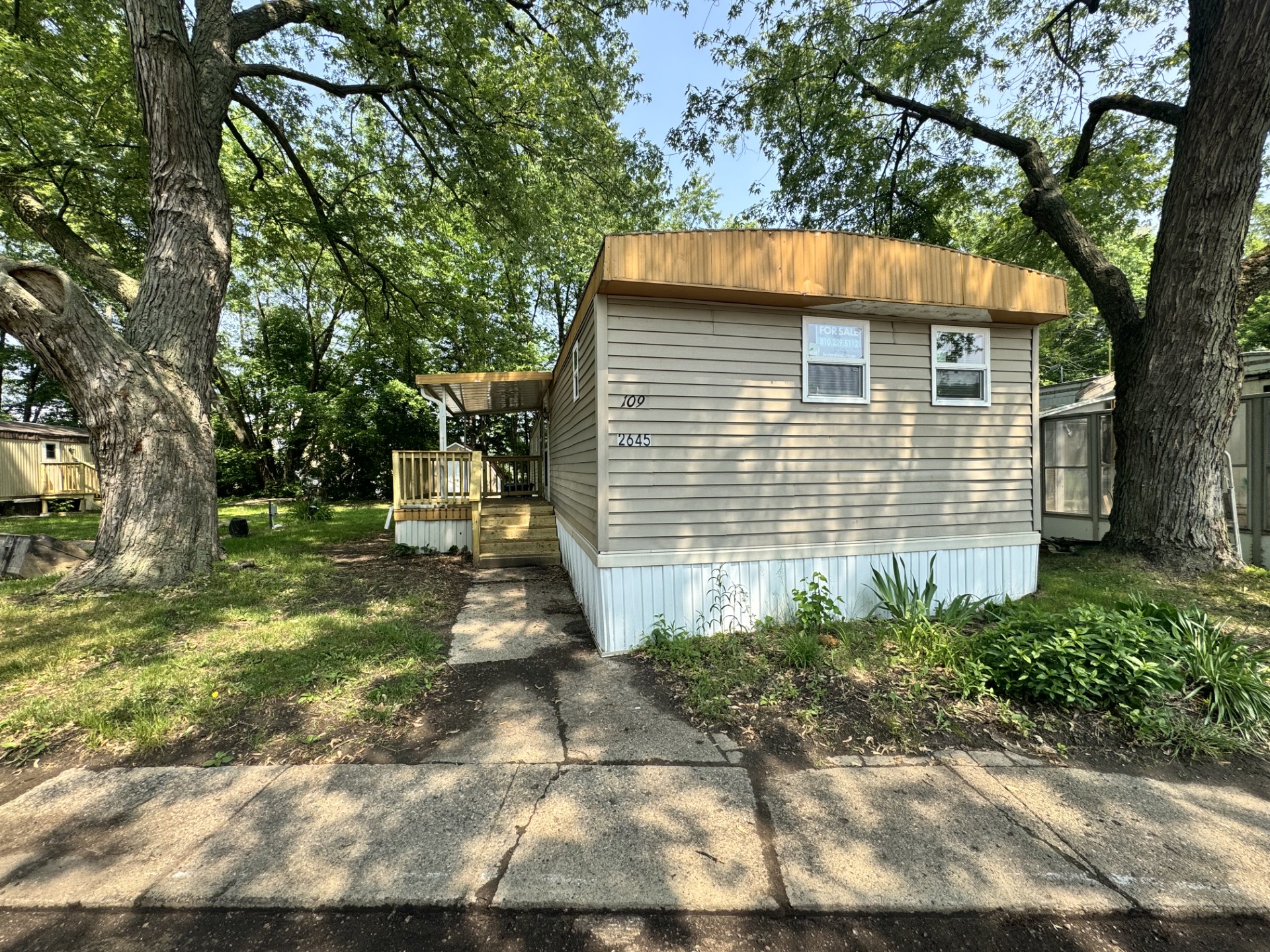 A photo of the home