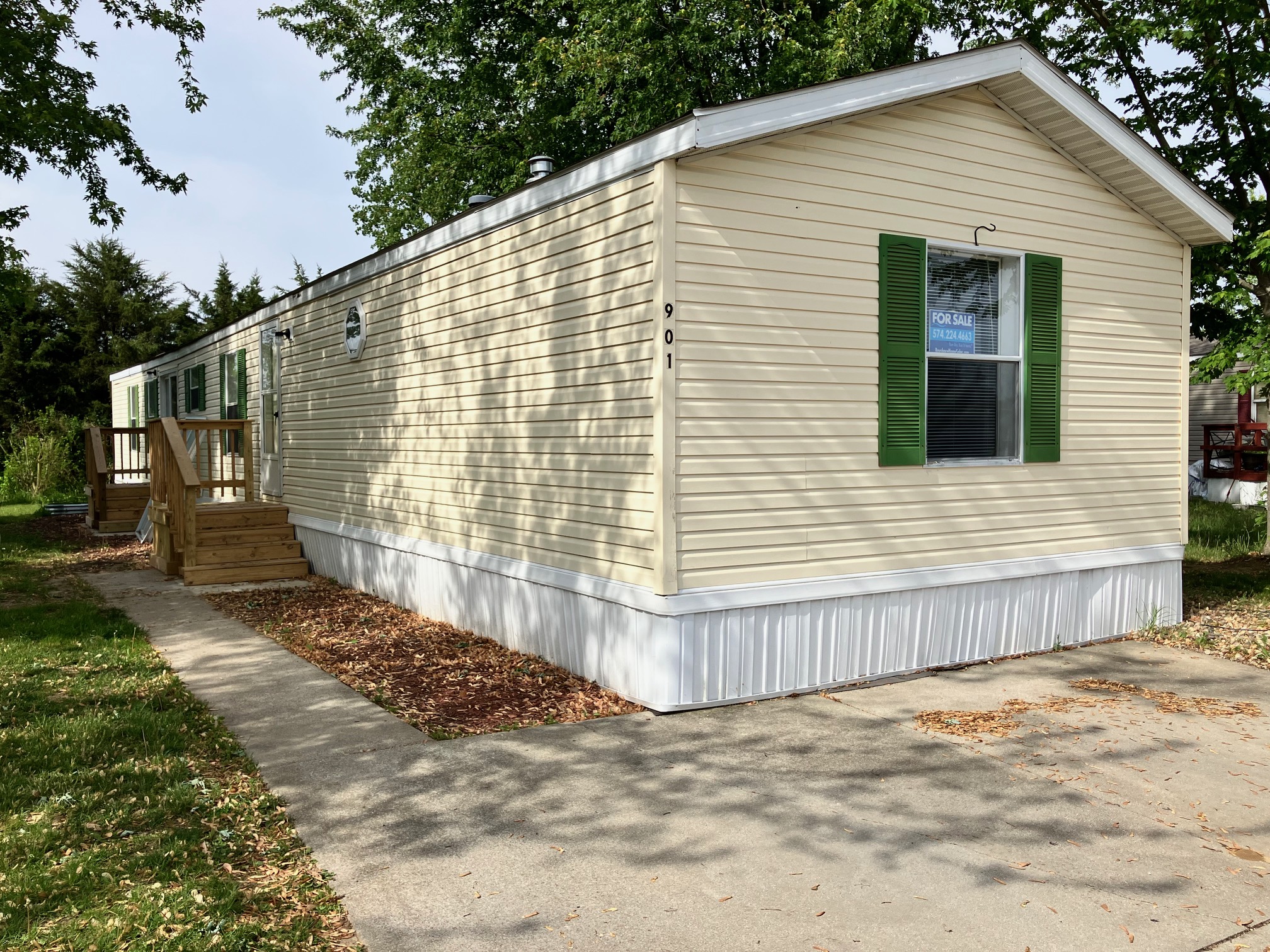 A photo of the home
