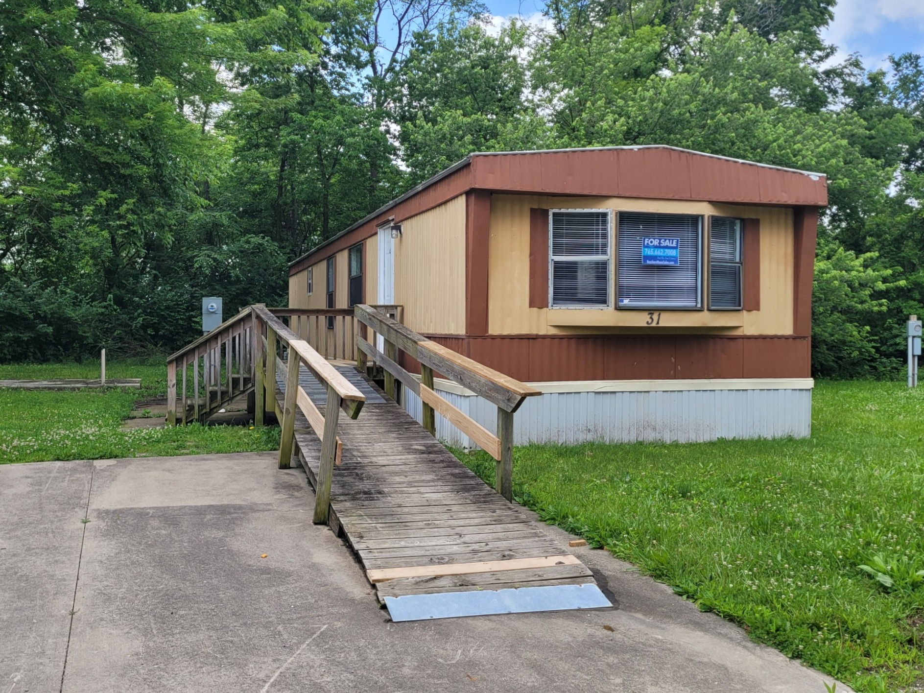A photo of the home