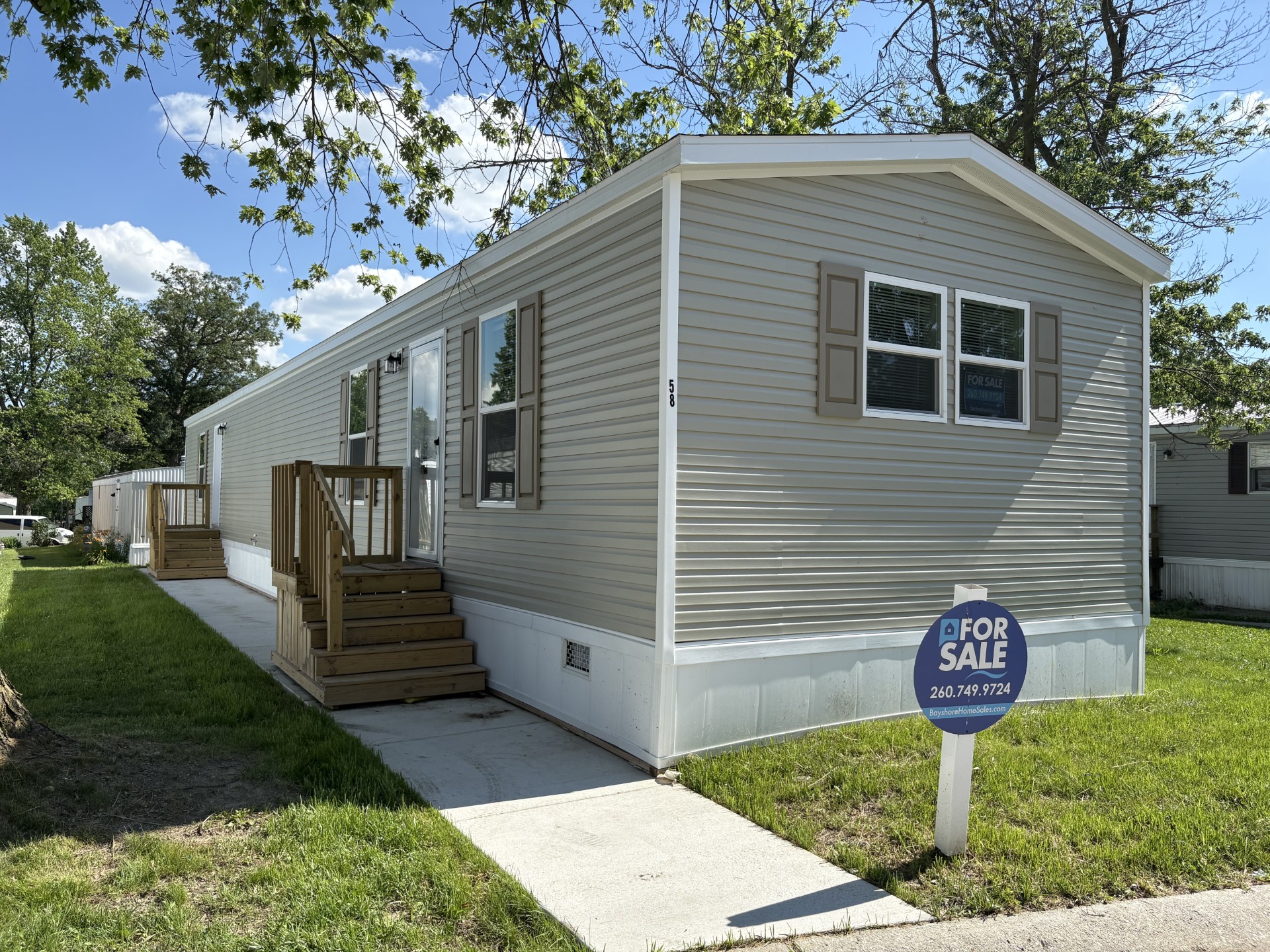 A photo of the home
