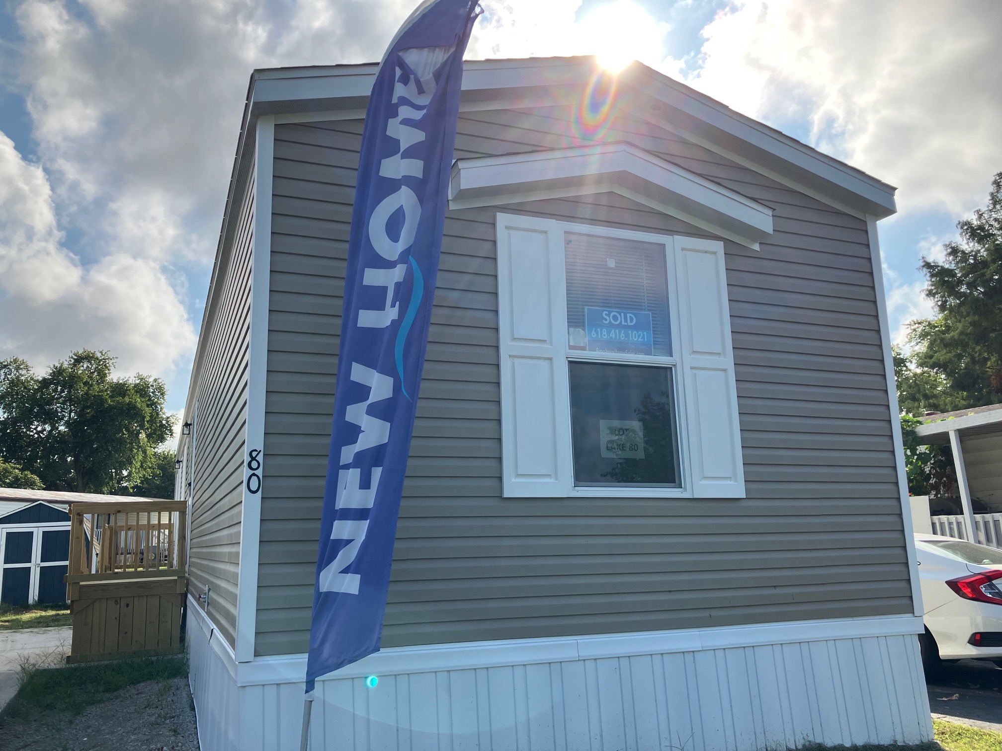A photo of the home