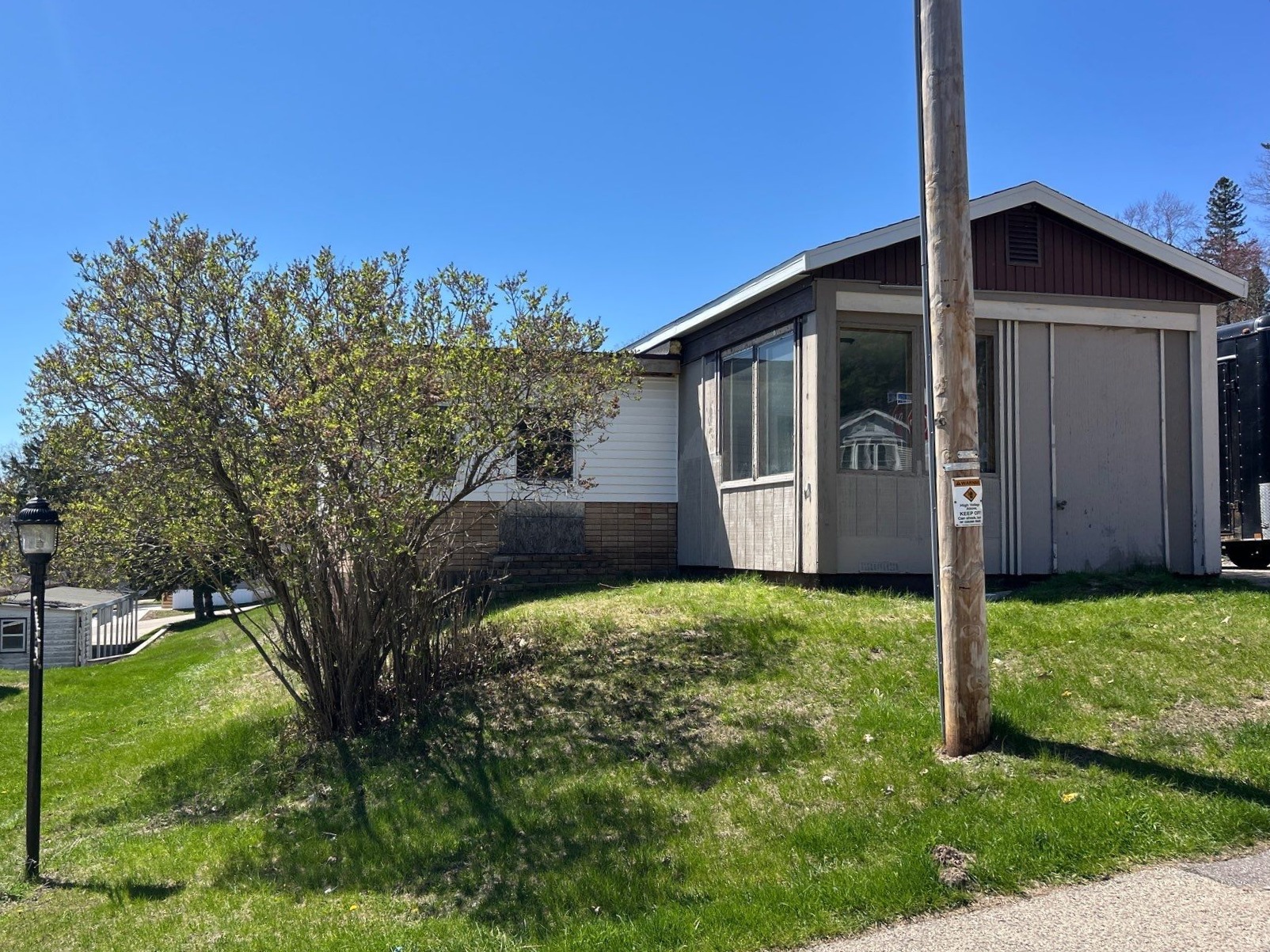 A photo of the home
