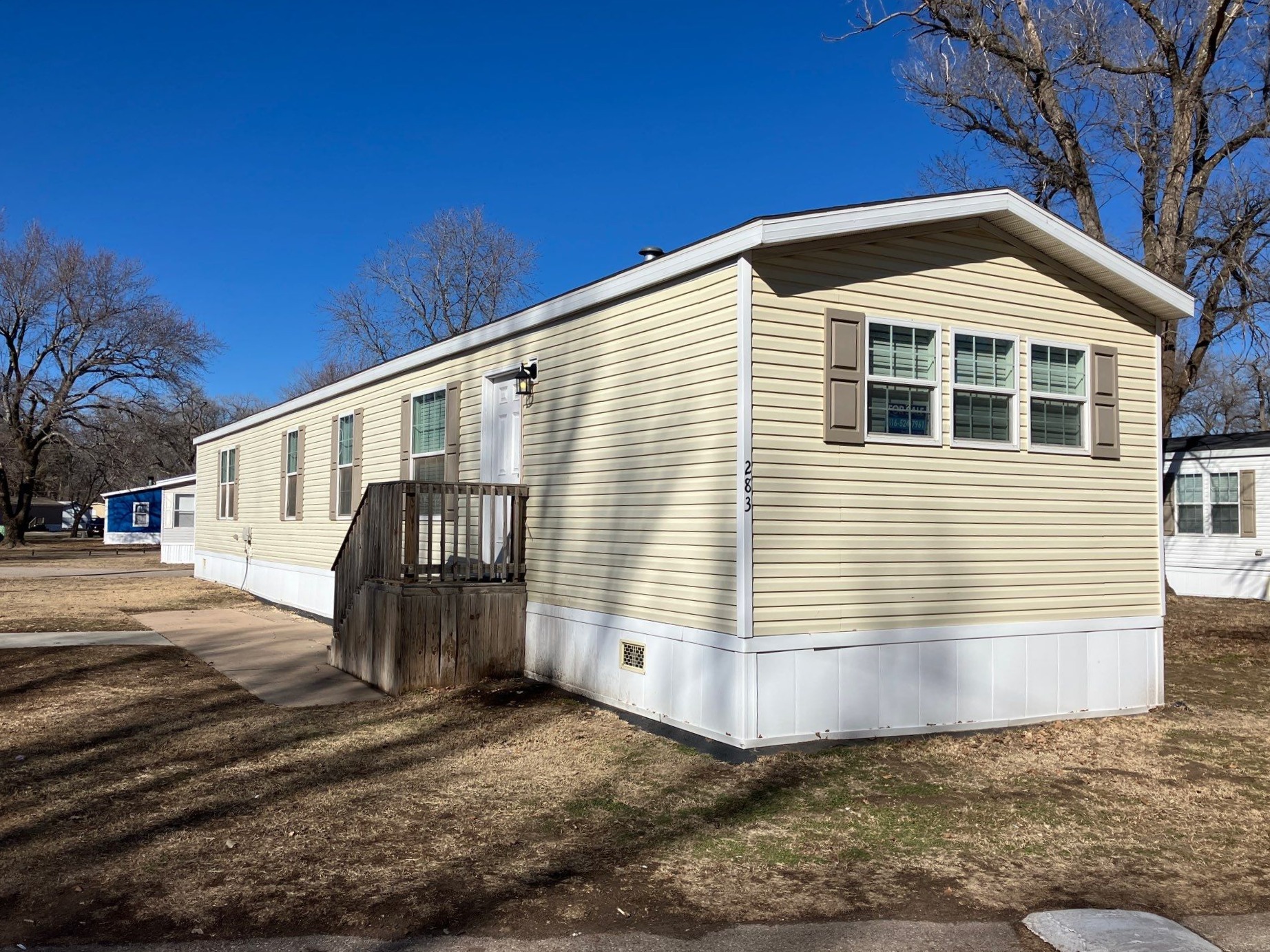 A photo of the home