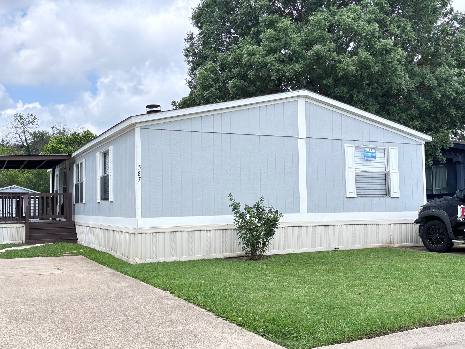 A photo of the home