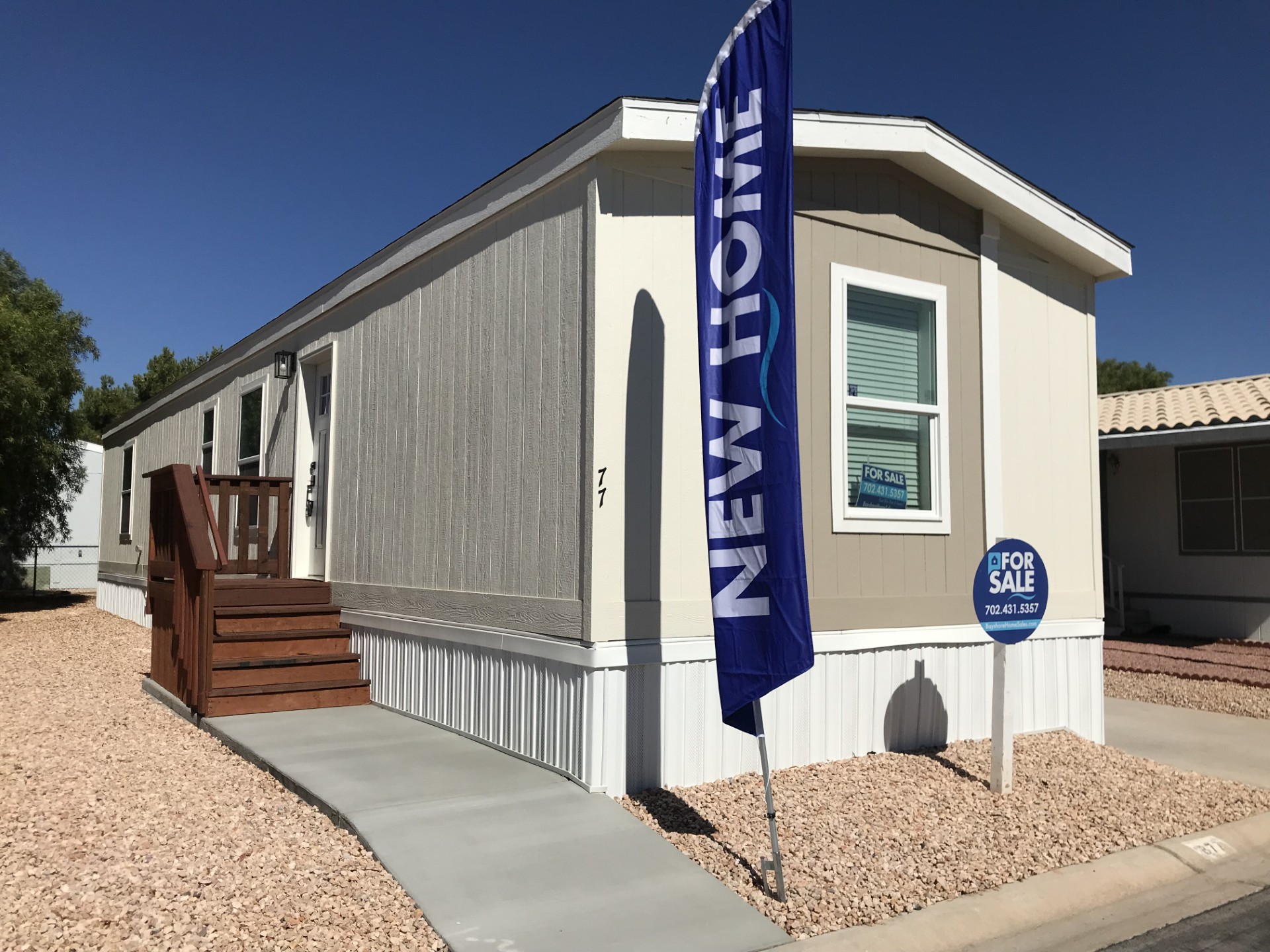 A photo of the home