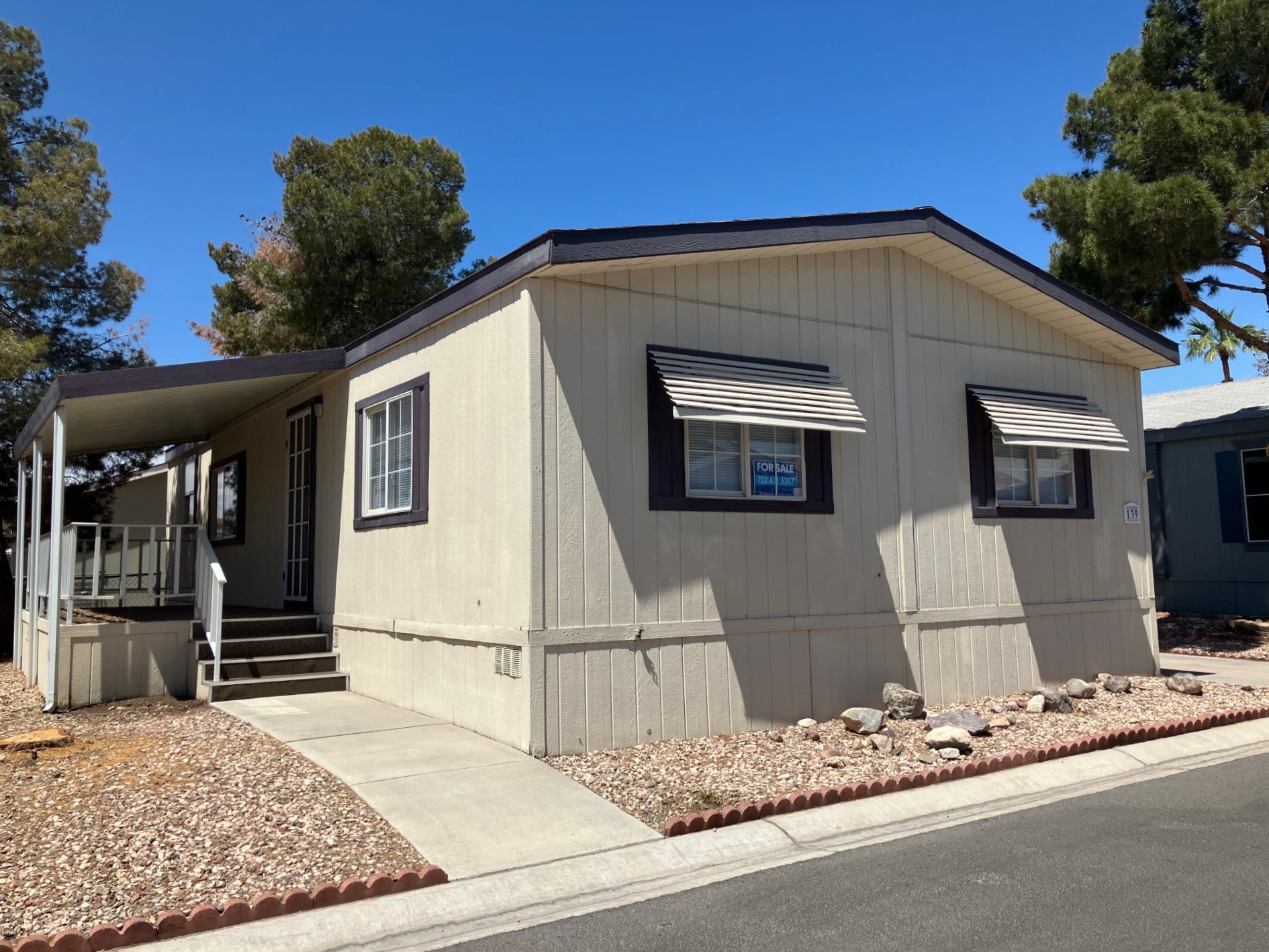 A photo of the home