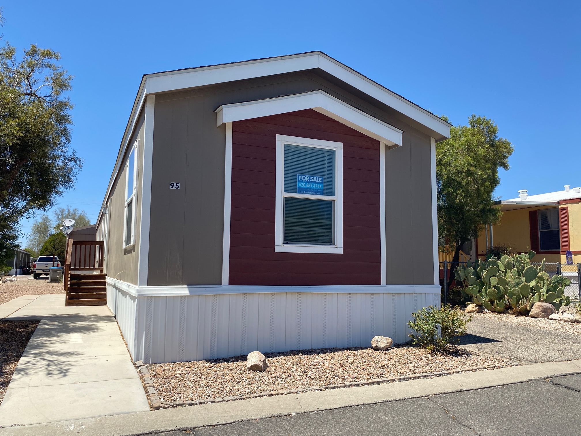 A photo of the home