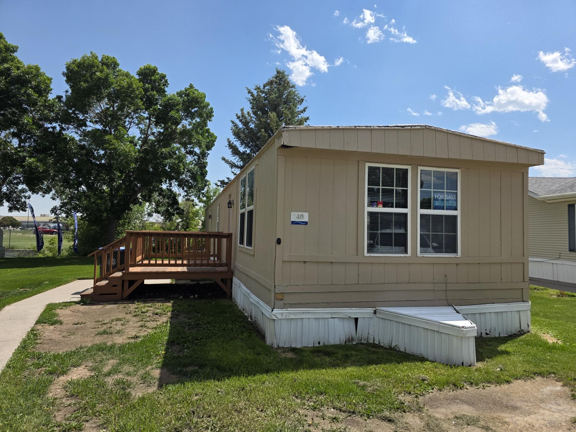 A photo of the home