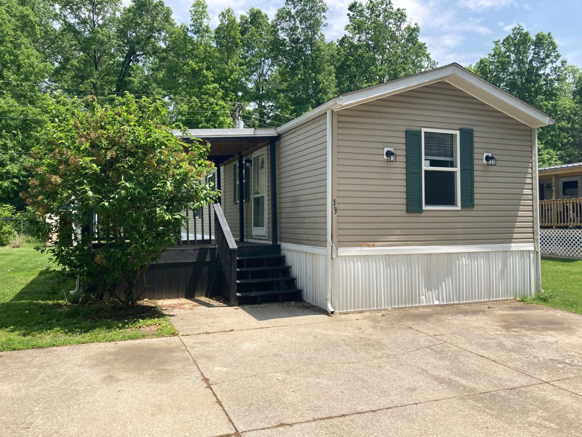 A photo of the home