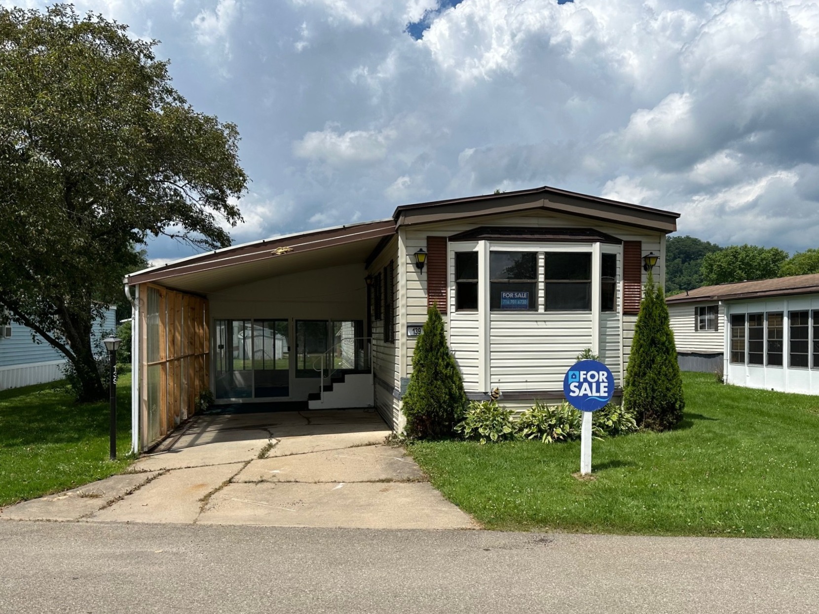 A photo of the home