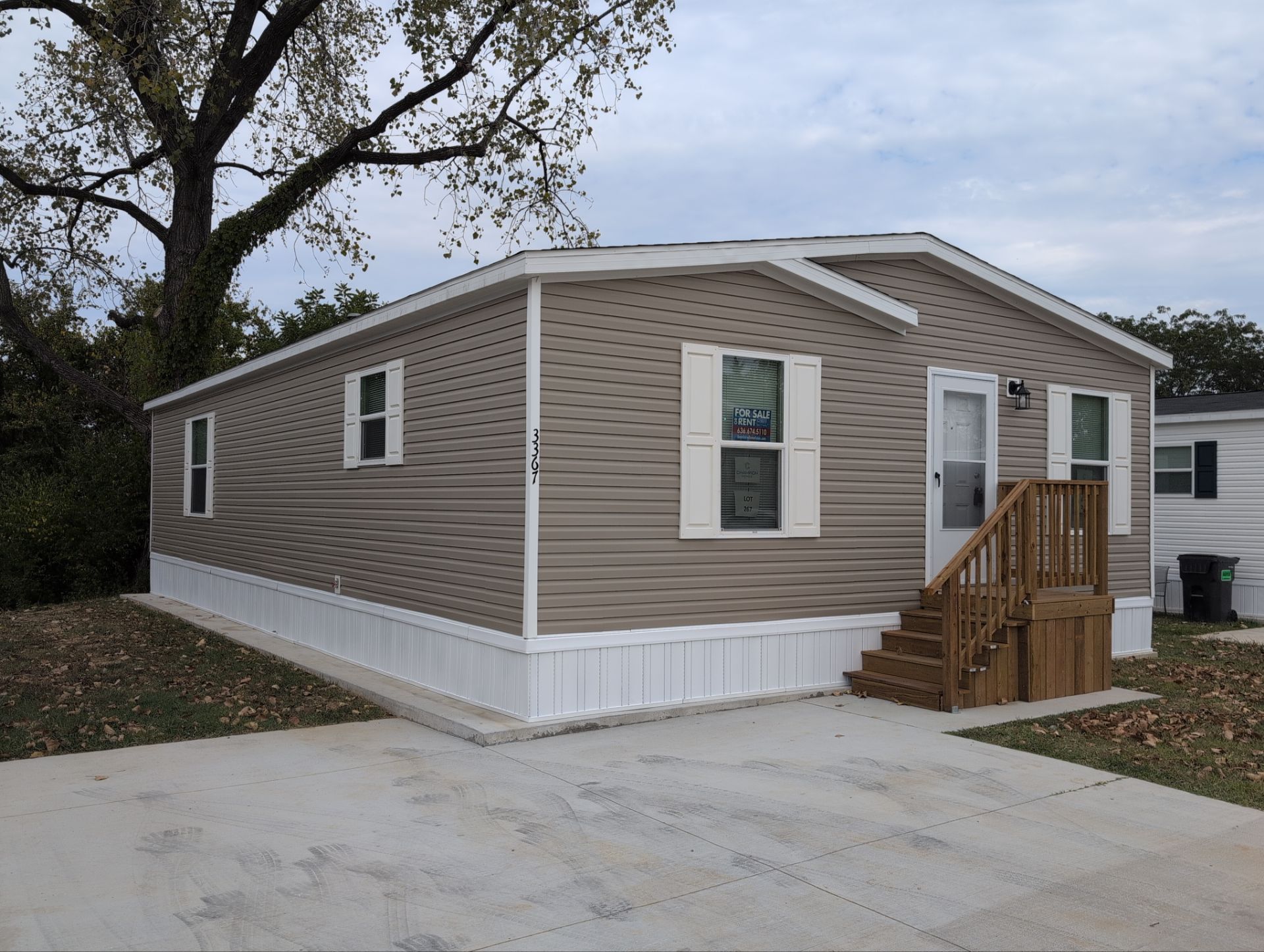 A photo of the home