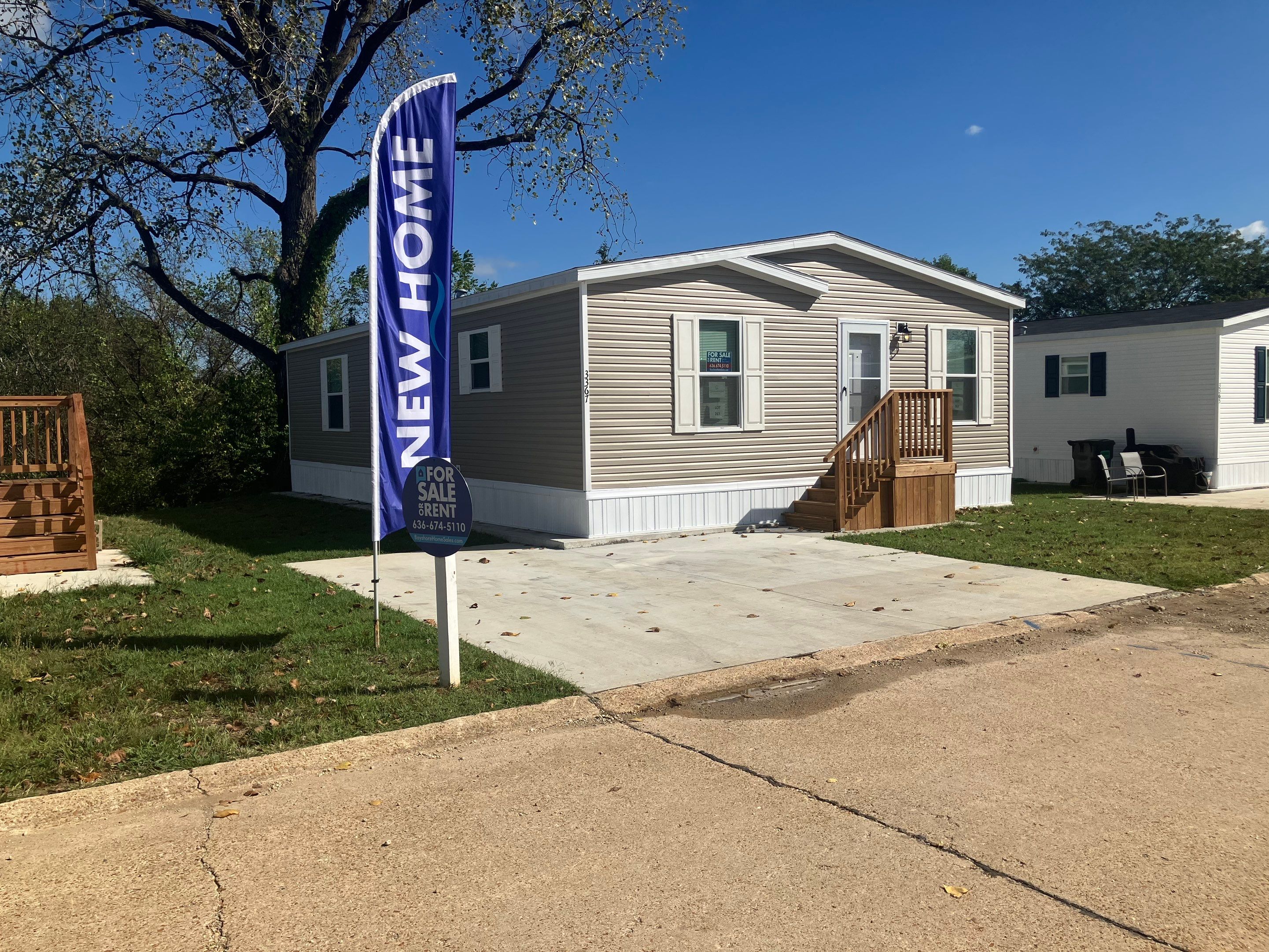 A photo of the home