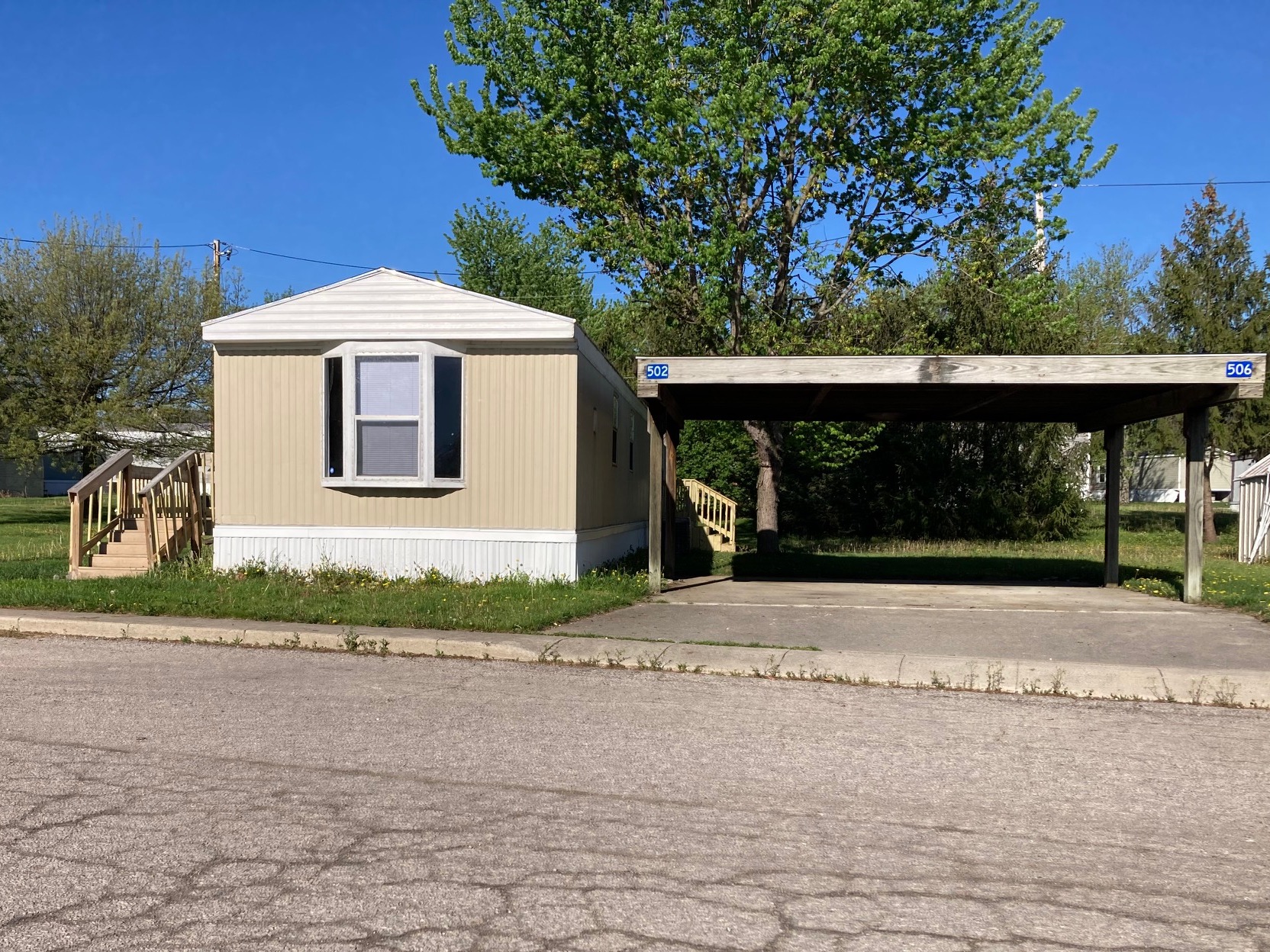 A photo of the home