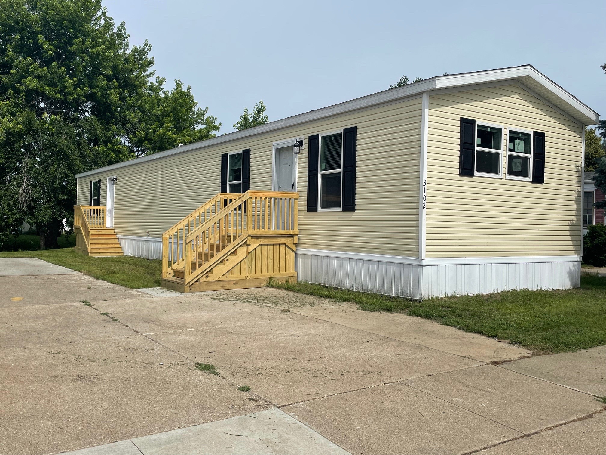 A photo of the home