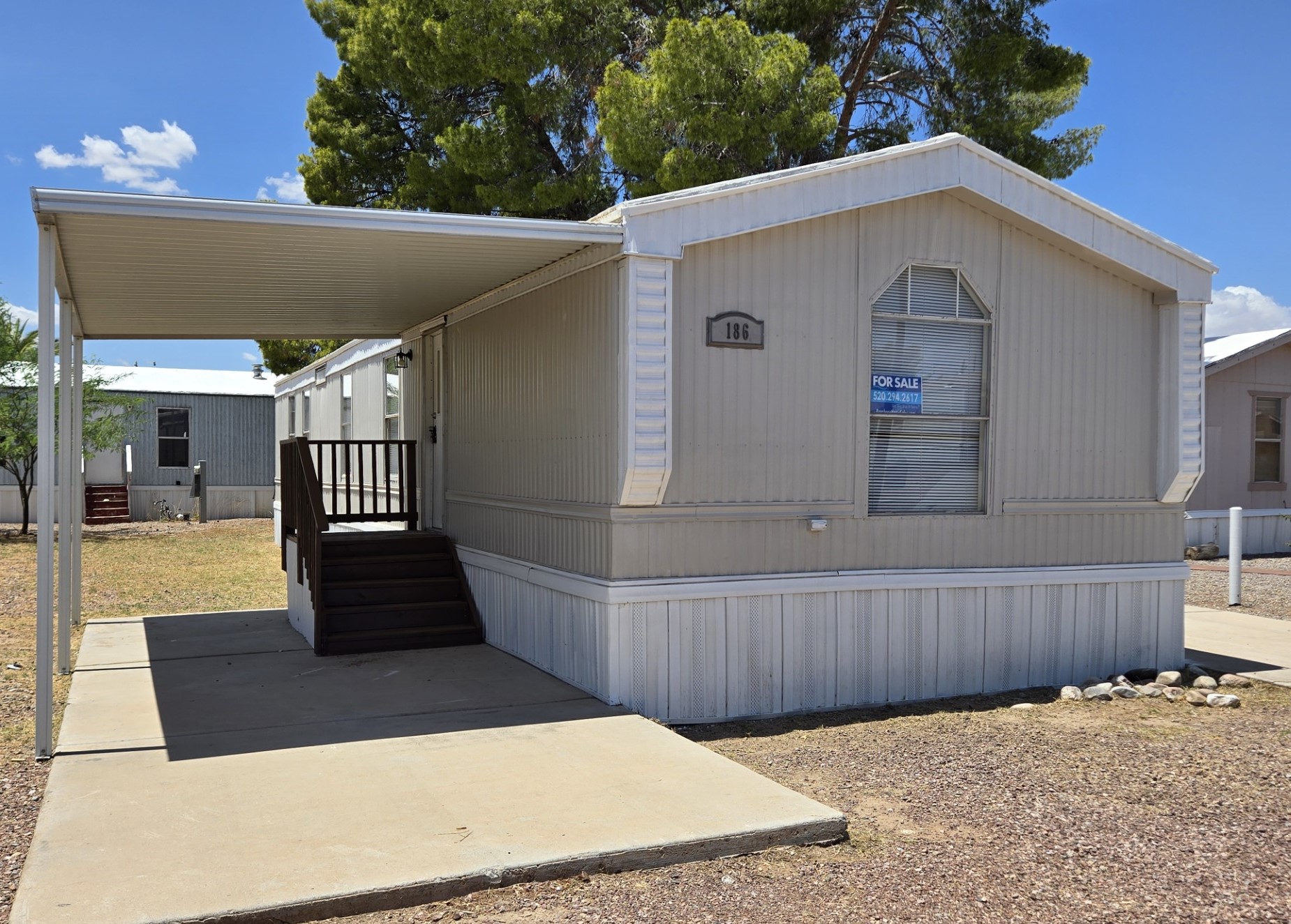 A photo of the home