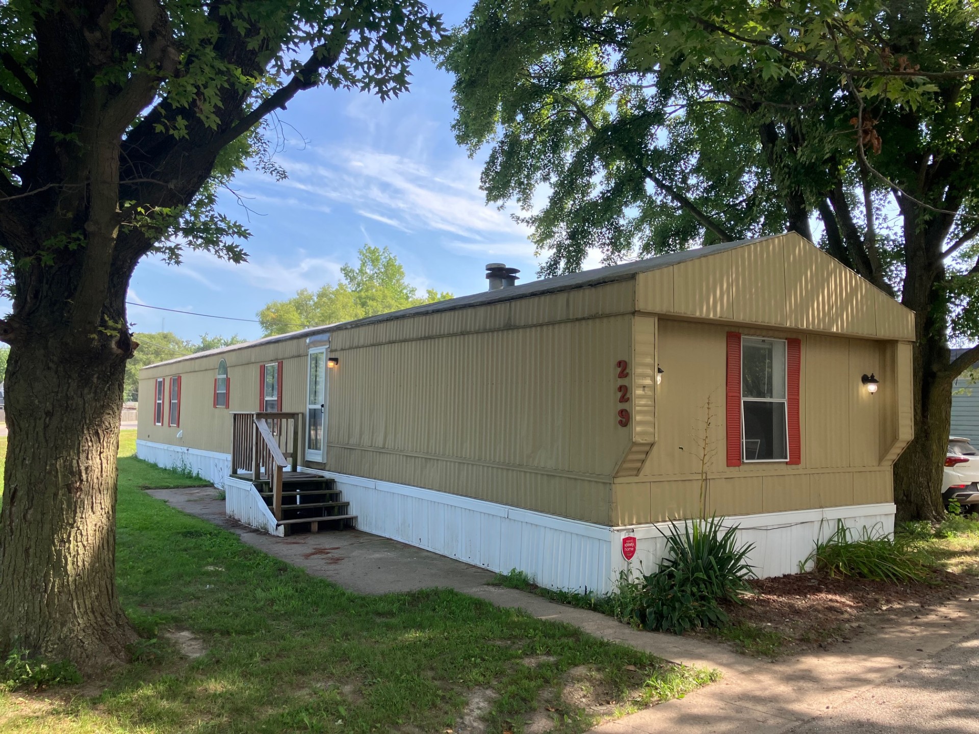 A photo of the home