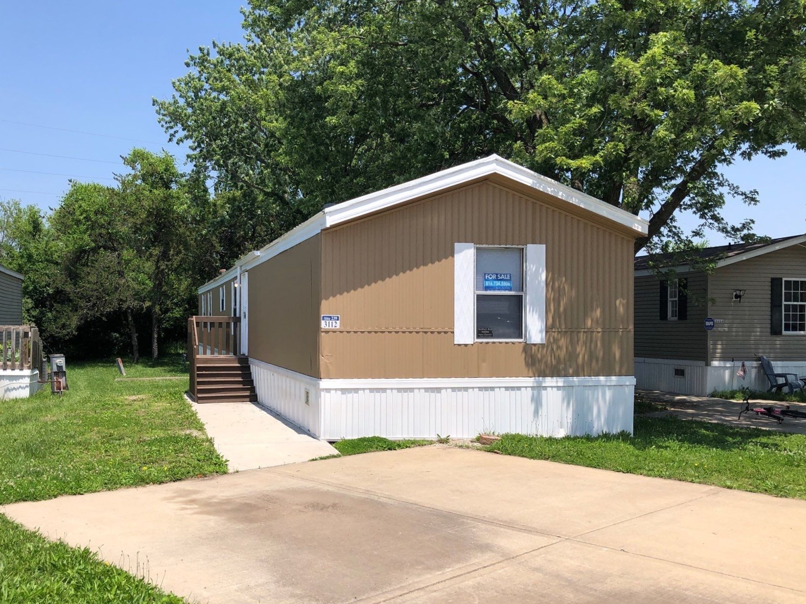 A photo of the home