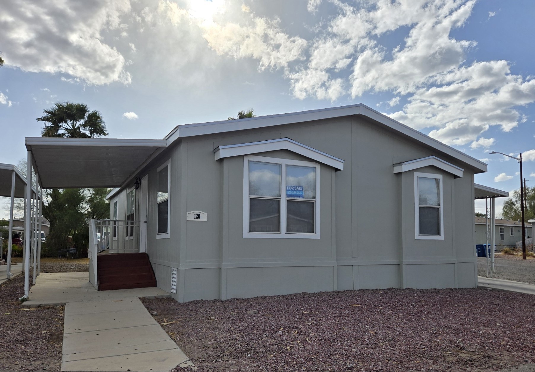 A photo of the home