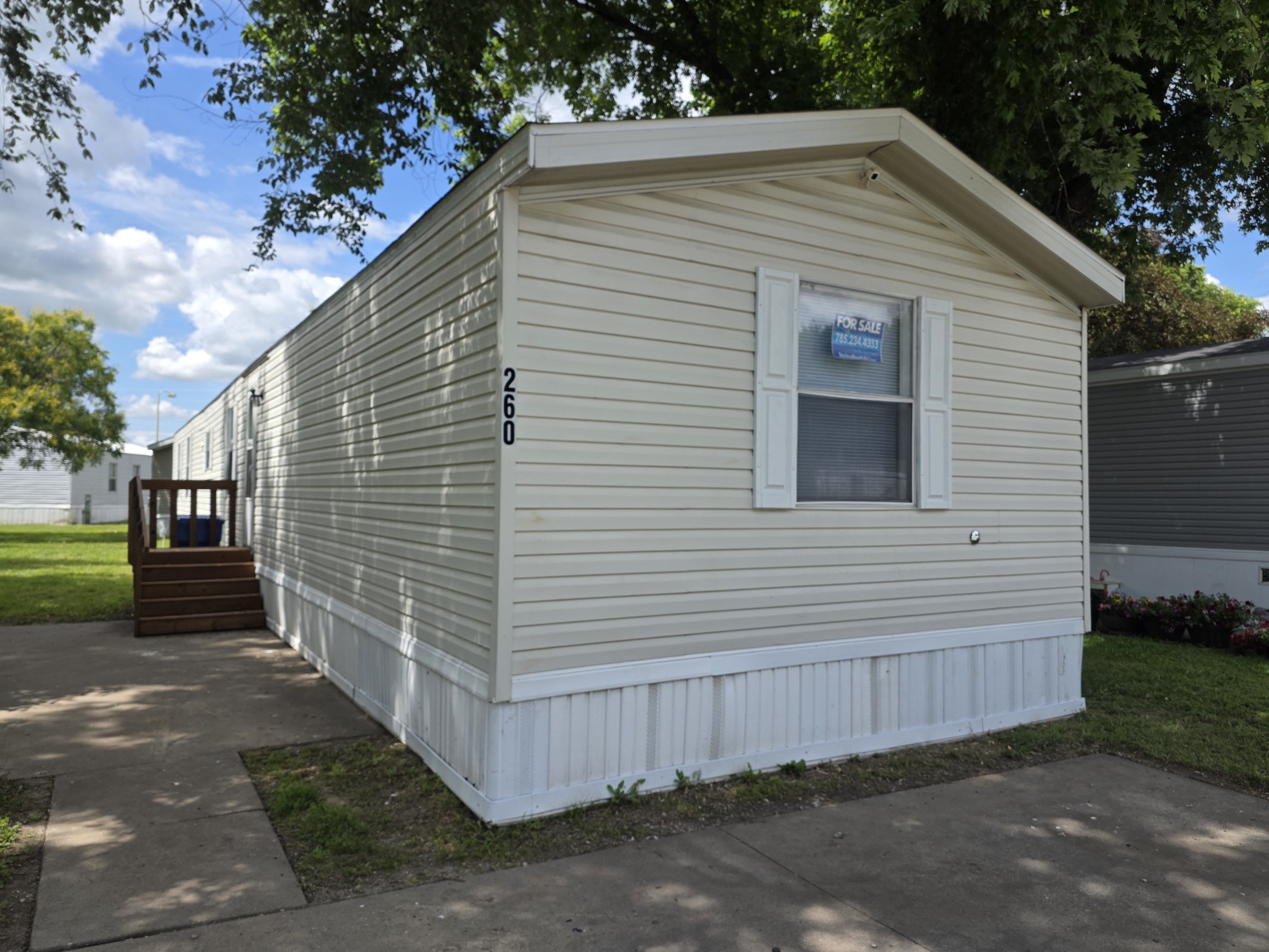 A photo of the home