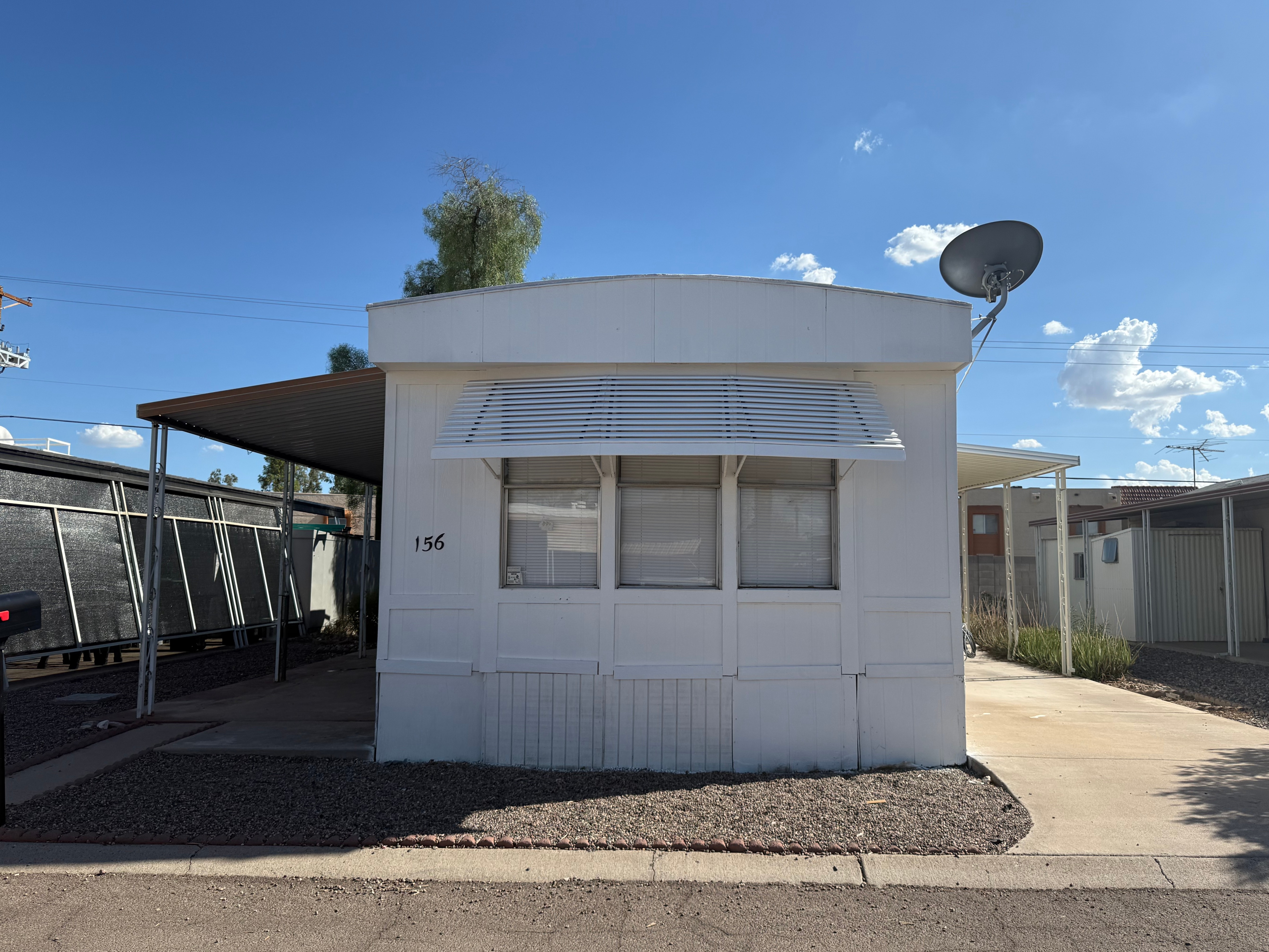 A photo of the home