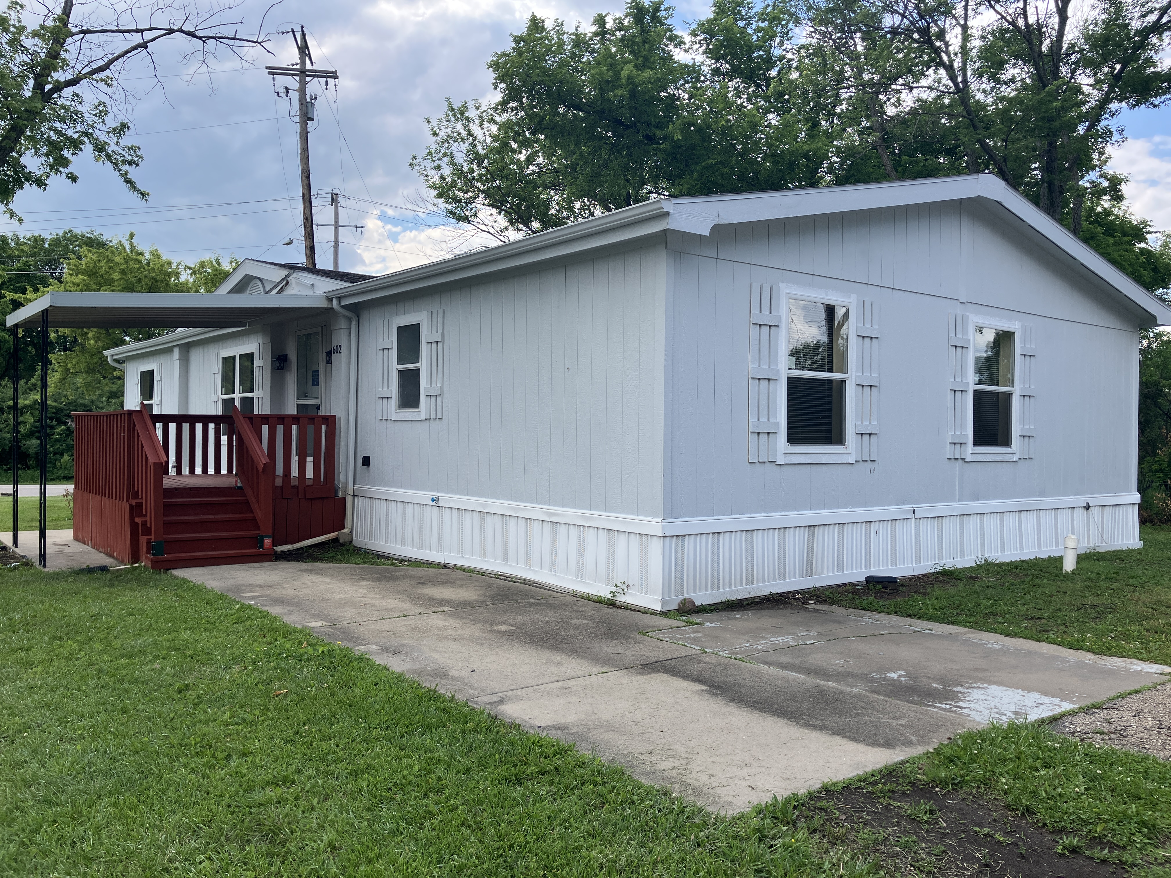 A photo of the home