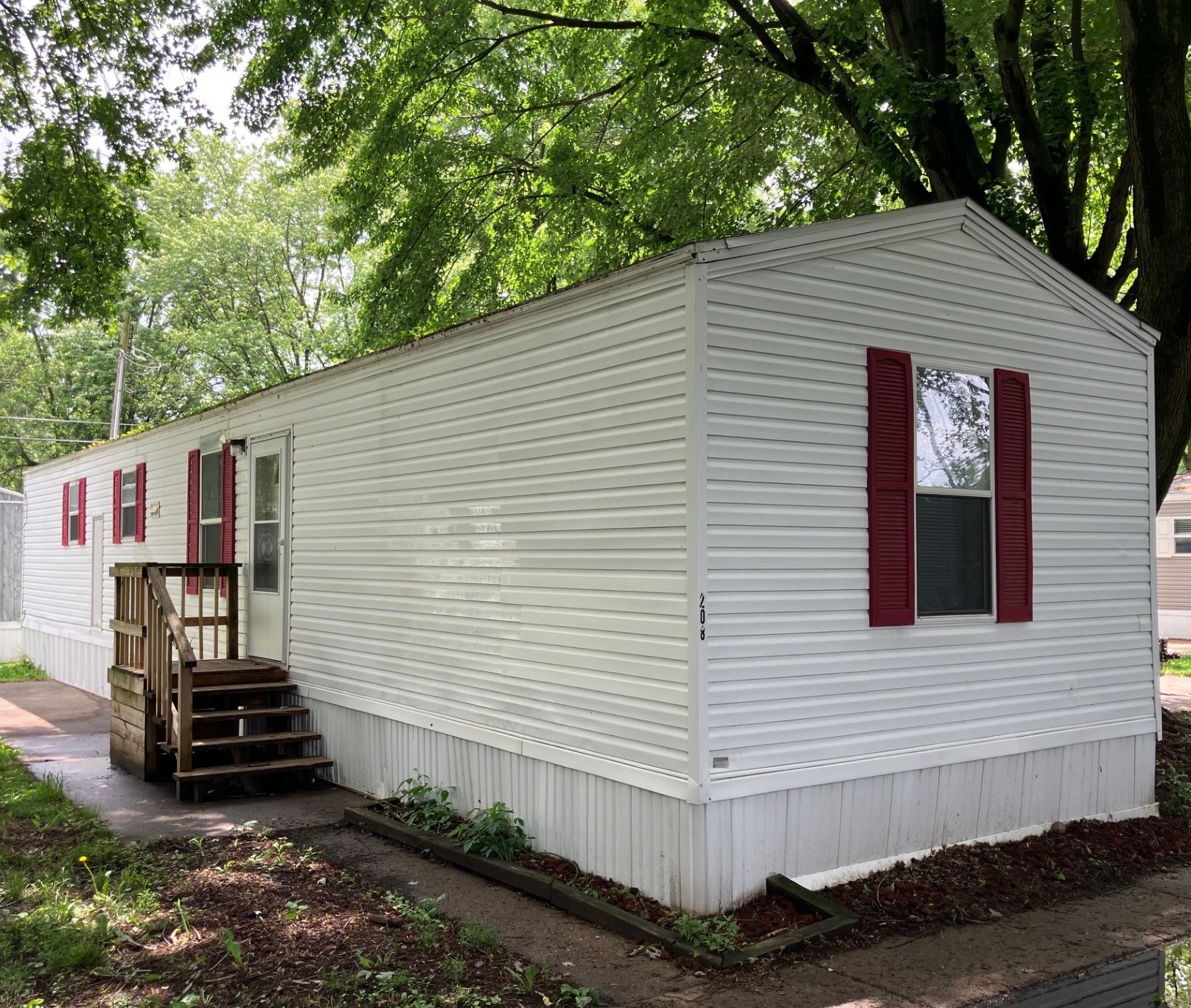 A photo of the home
