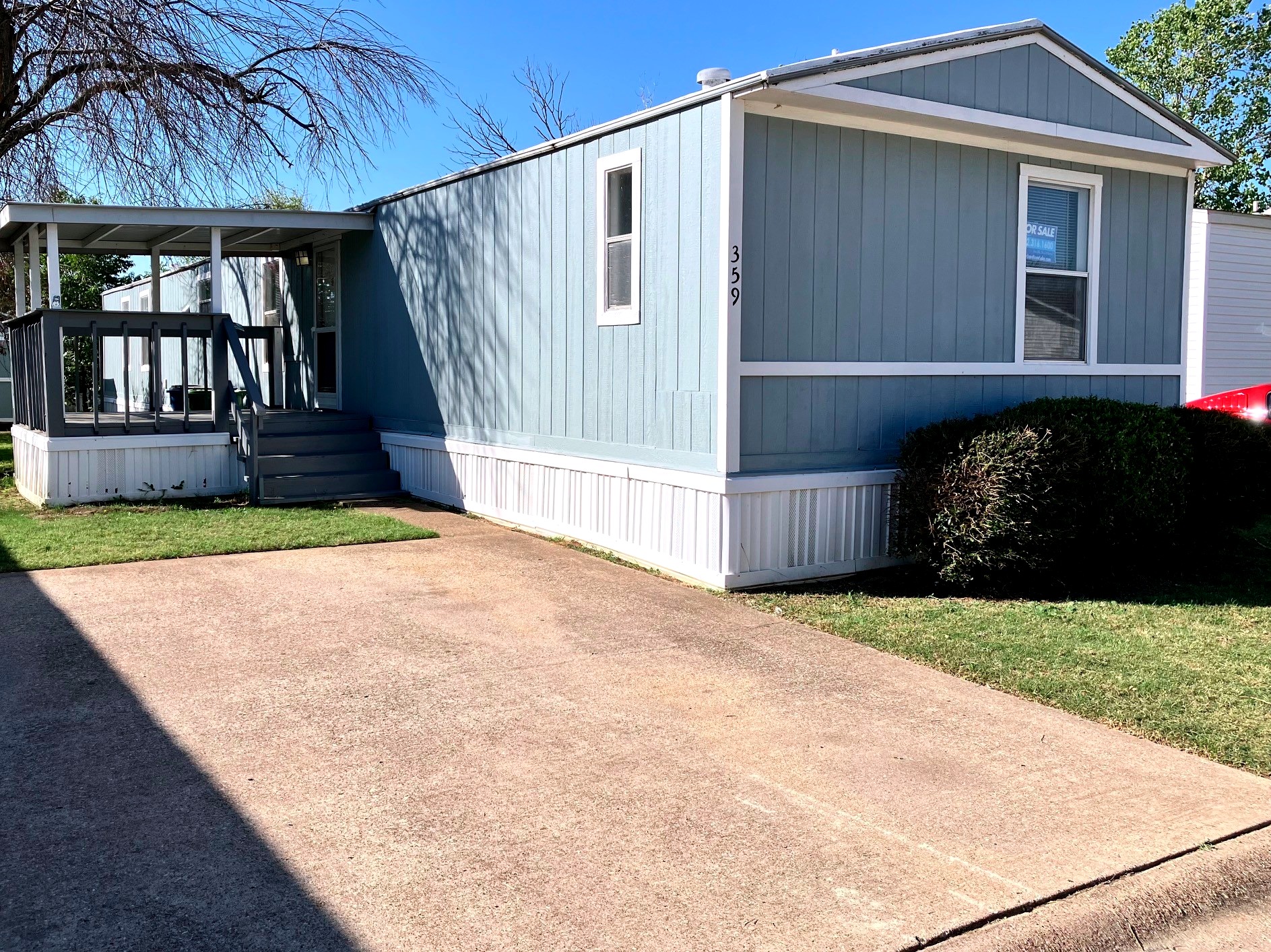 A photo of the home