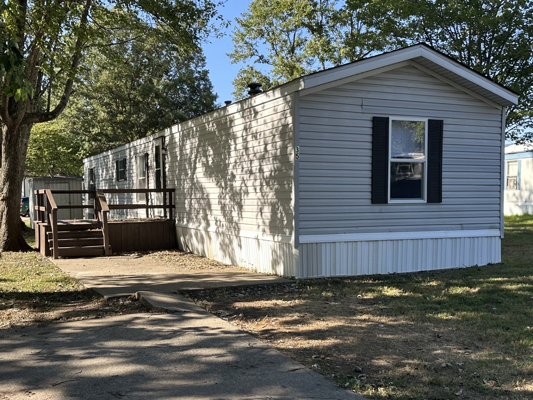 A photo of the home