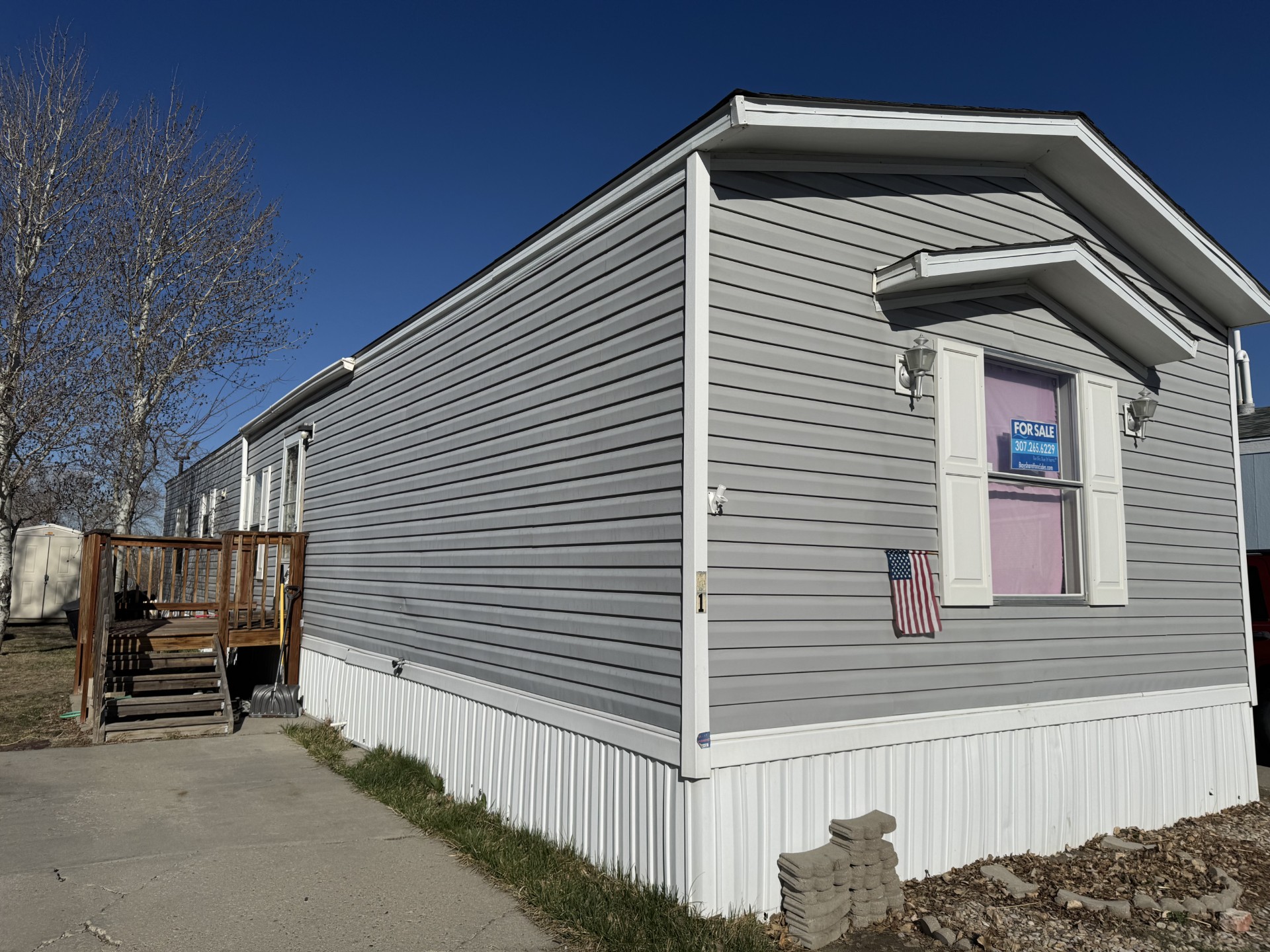 A photo of the home