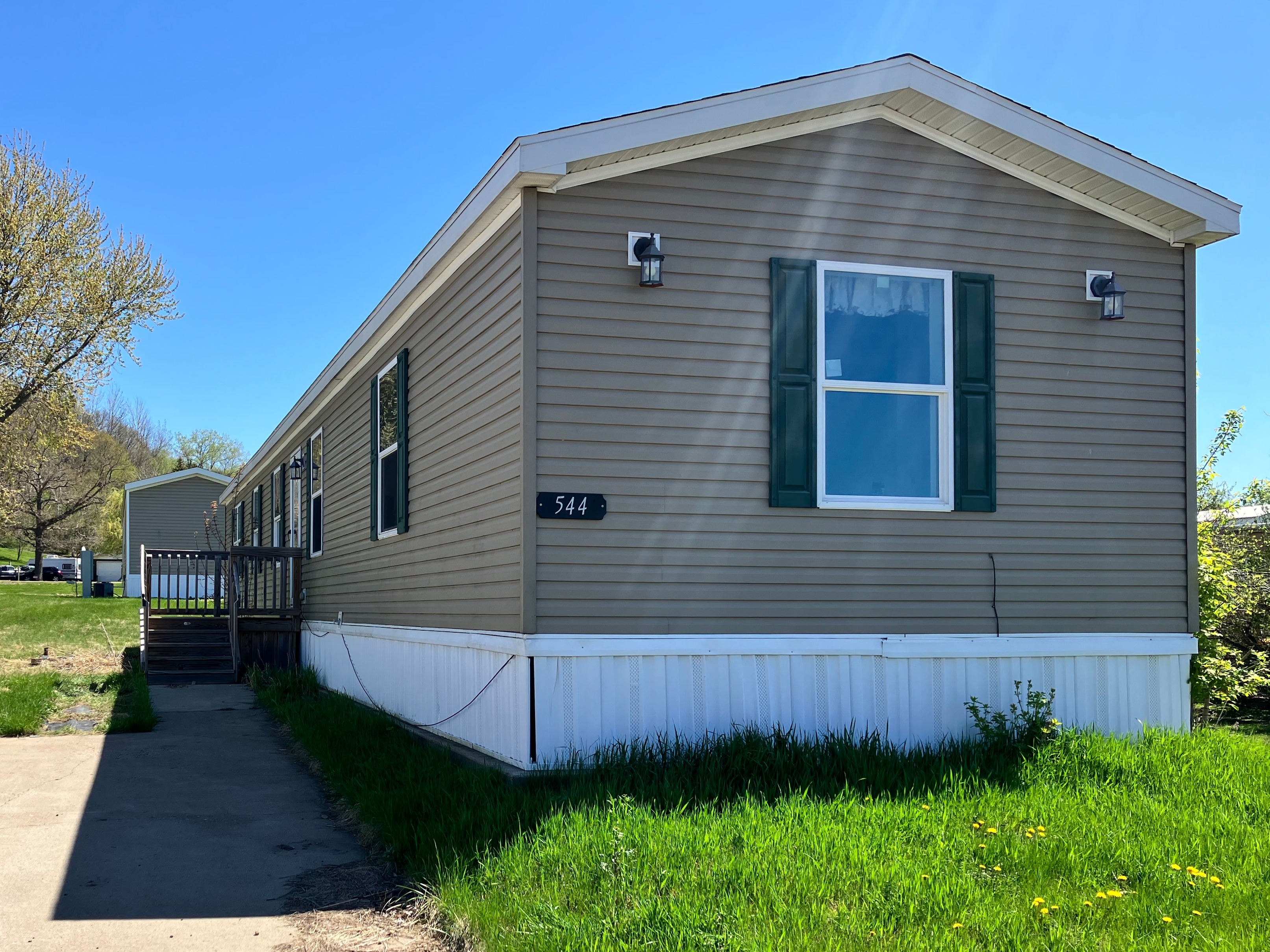 A photo of the home