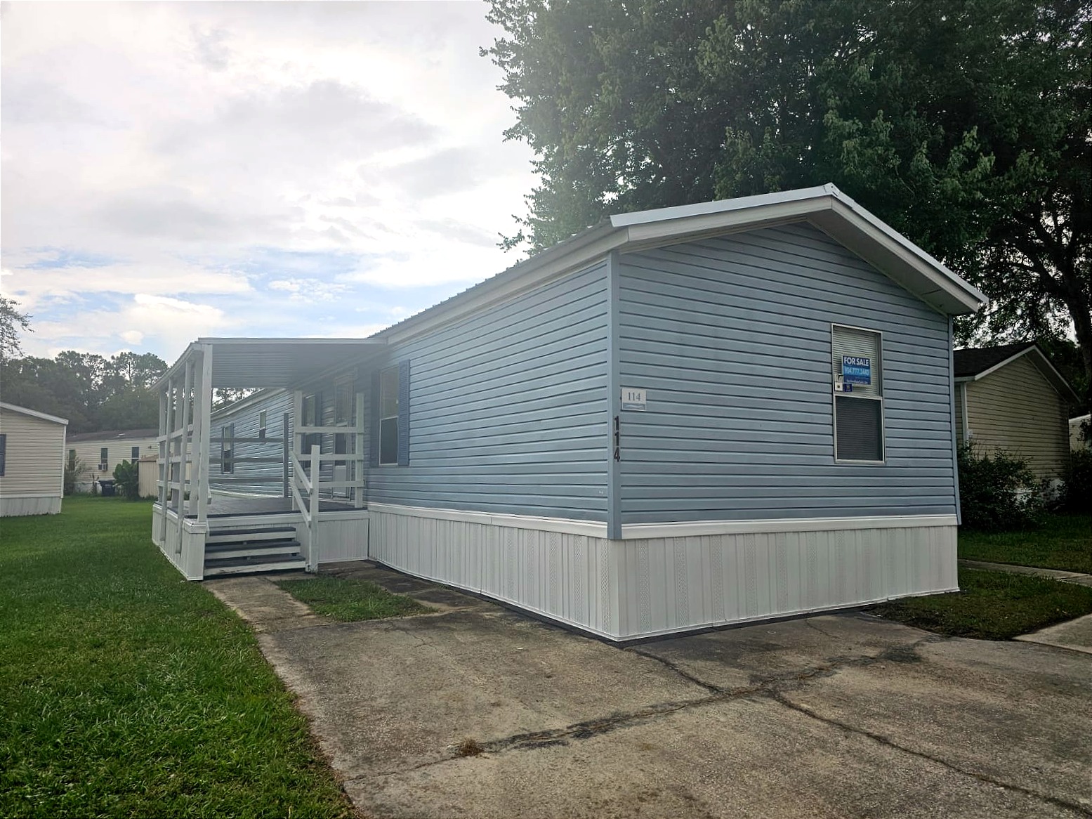 A photo of the home
