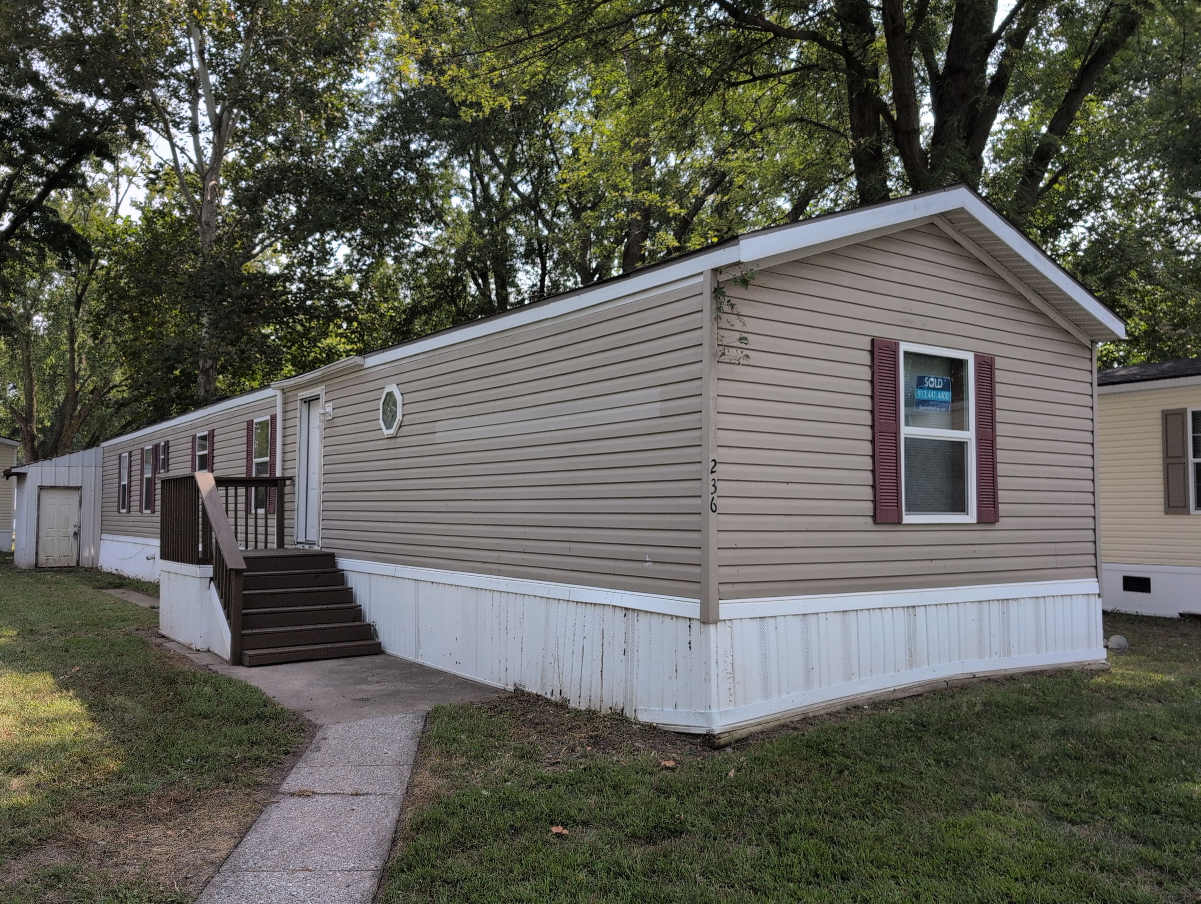 A photo of the home