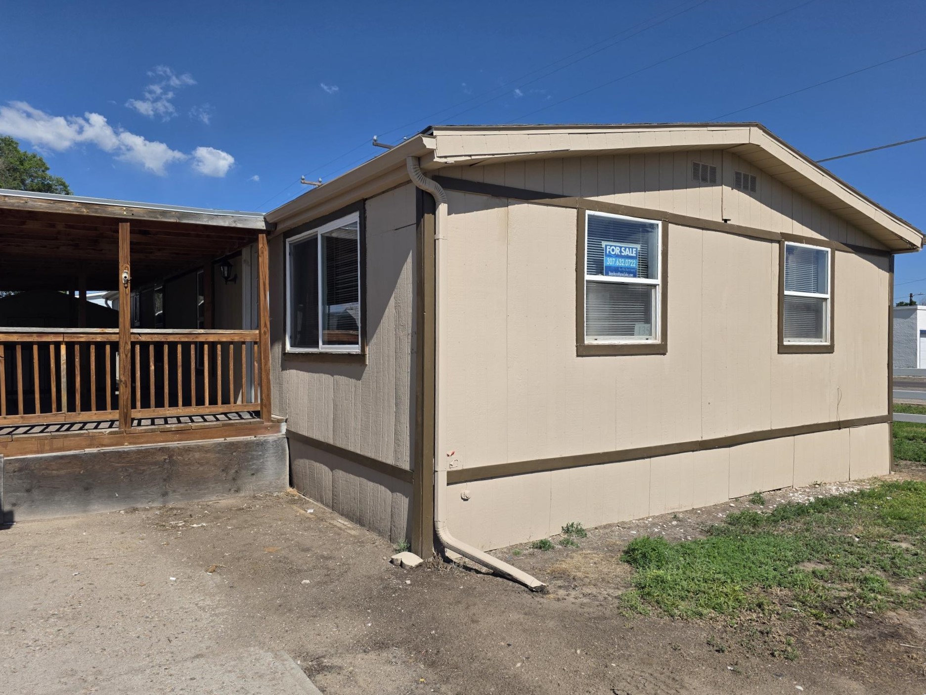 A photo of the home