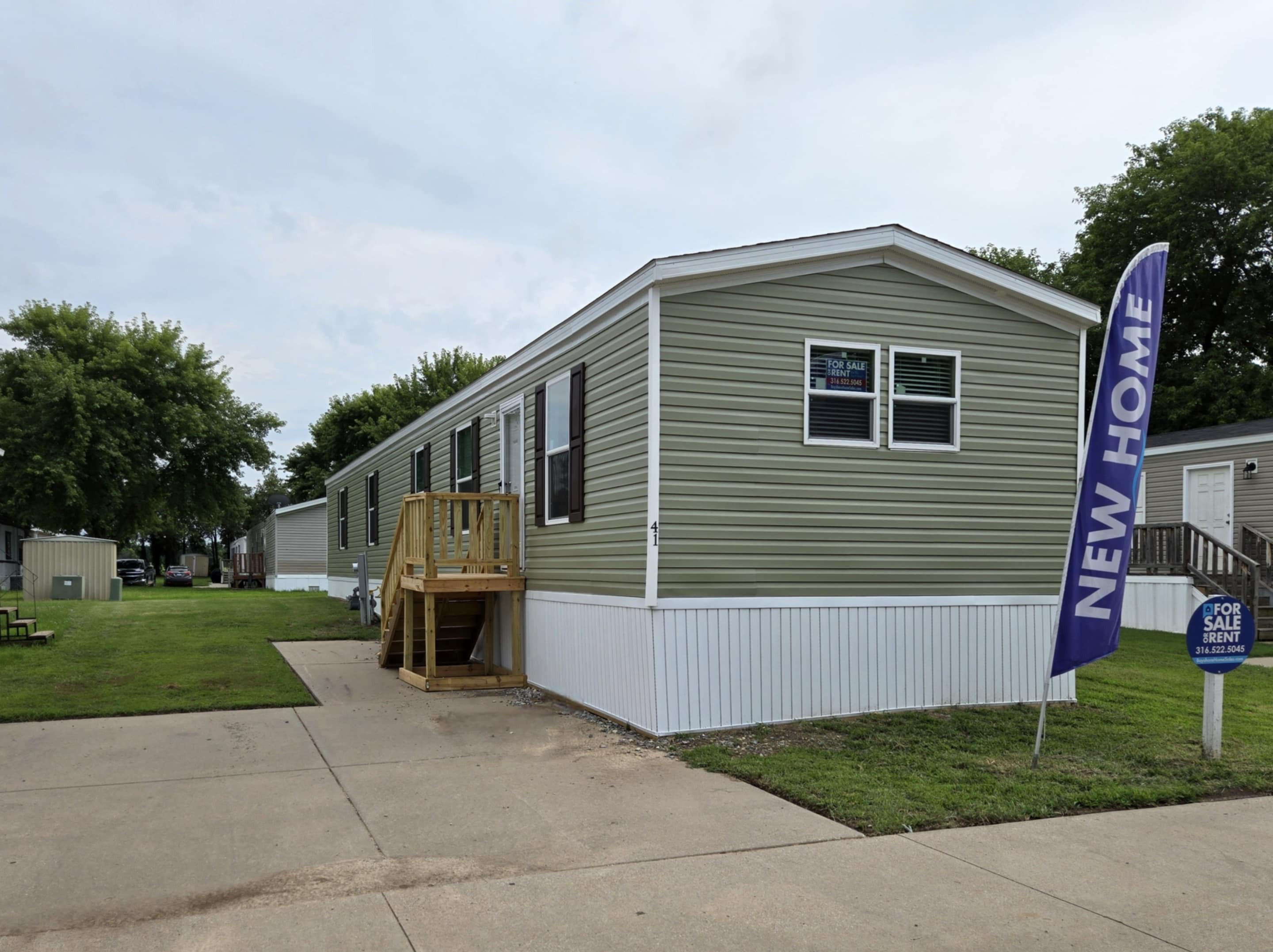 A photo of the home