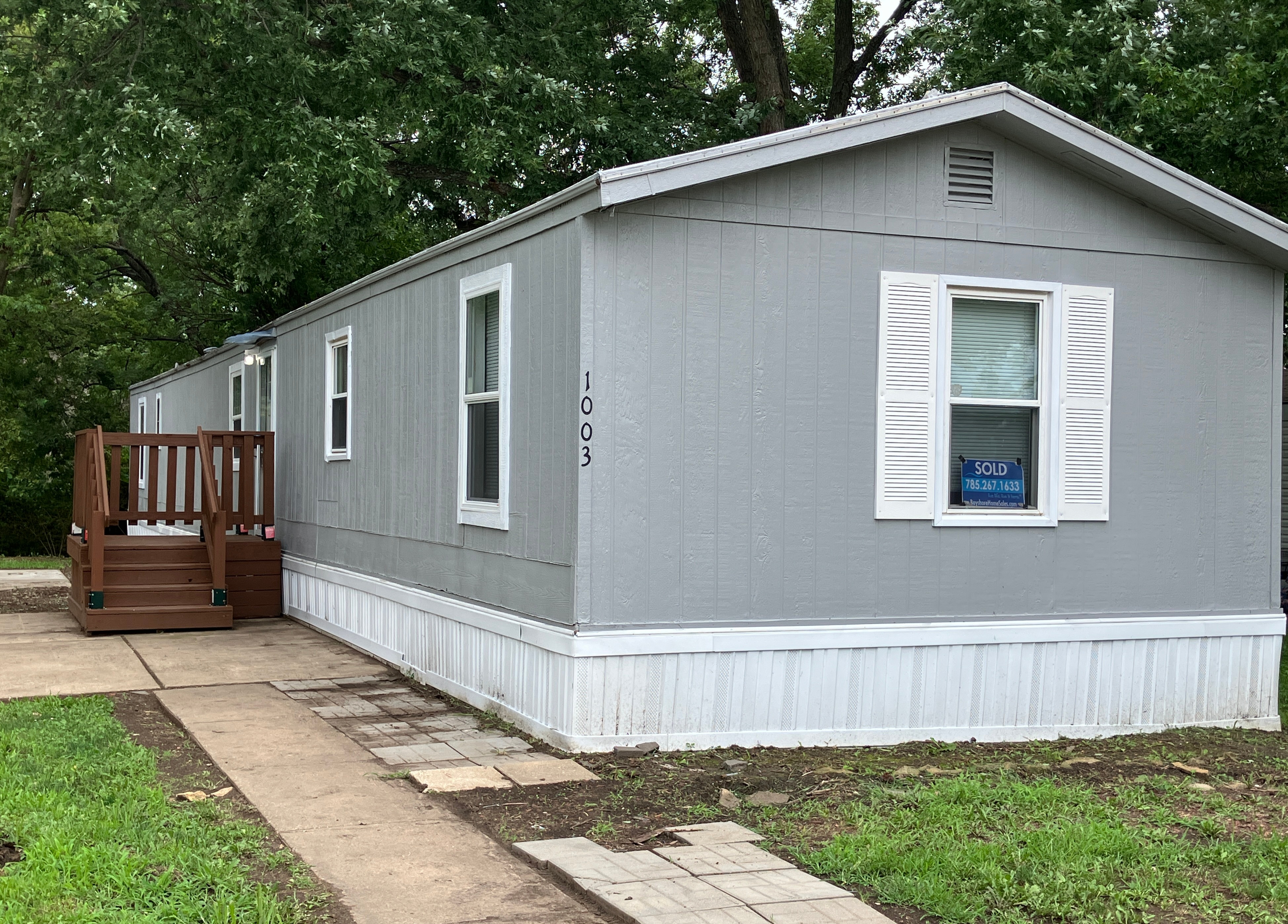 A photo of the home